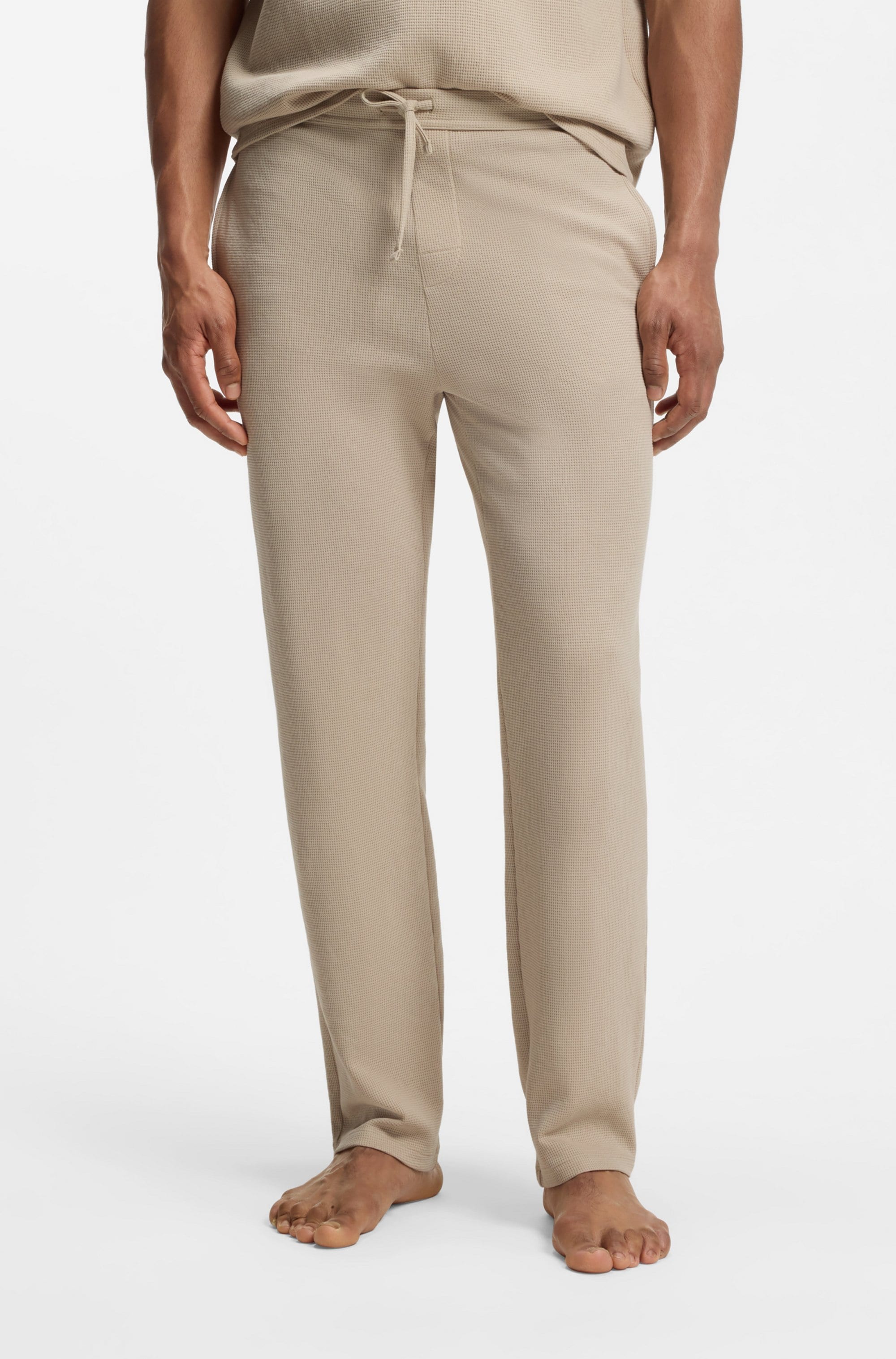 BOSS Pyjamahose "Waffle Pants"