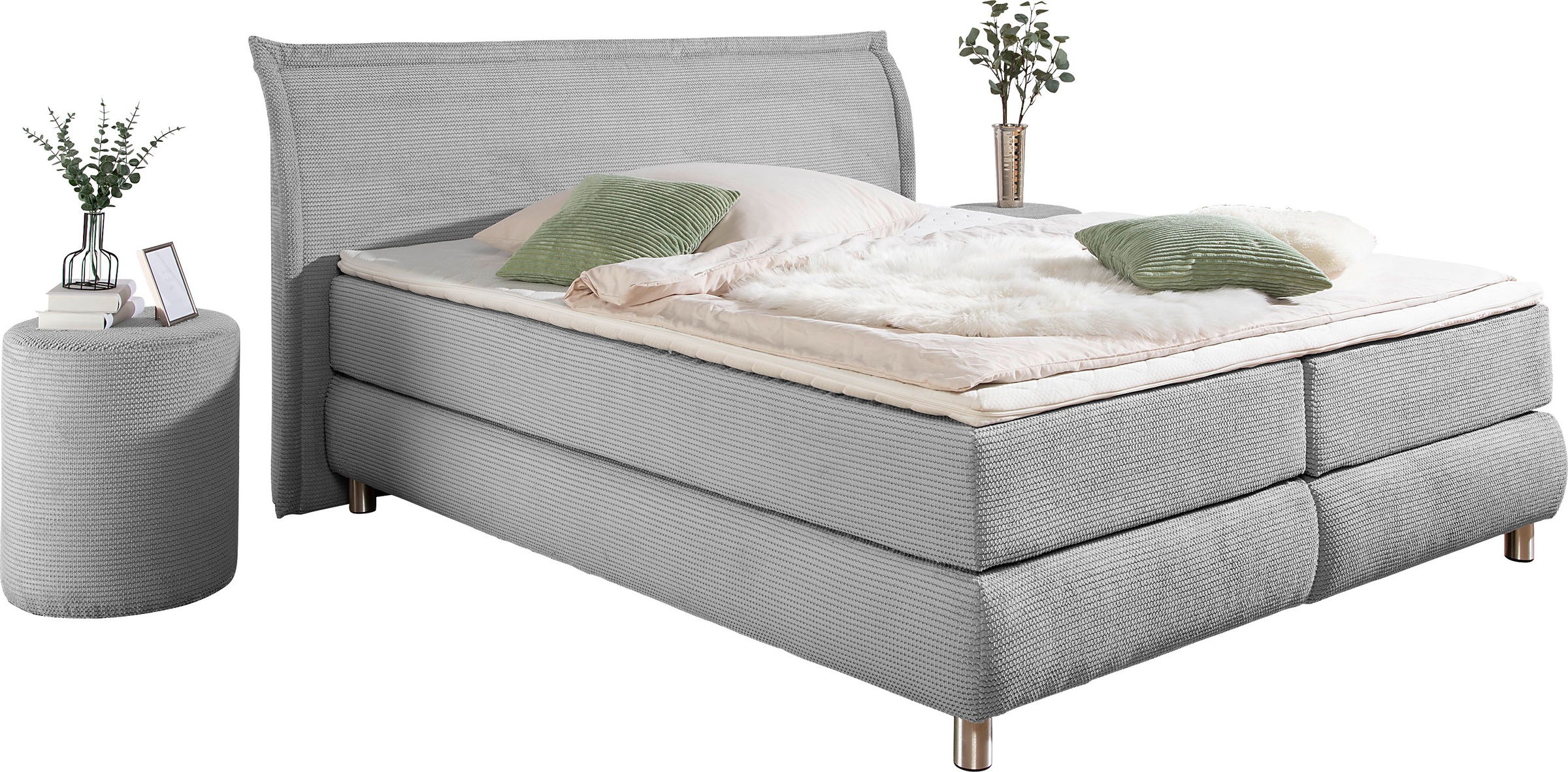 Home affaire Boxspringbett ""Coloma" erhältlich in H2, H3 oder H4 inkl. Top günstig online kaufen