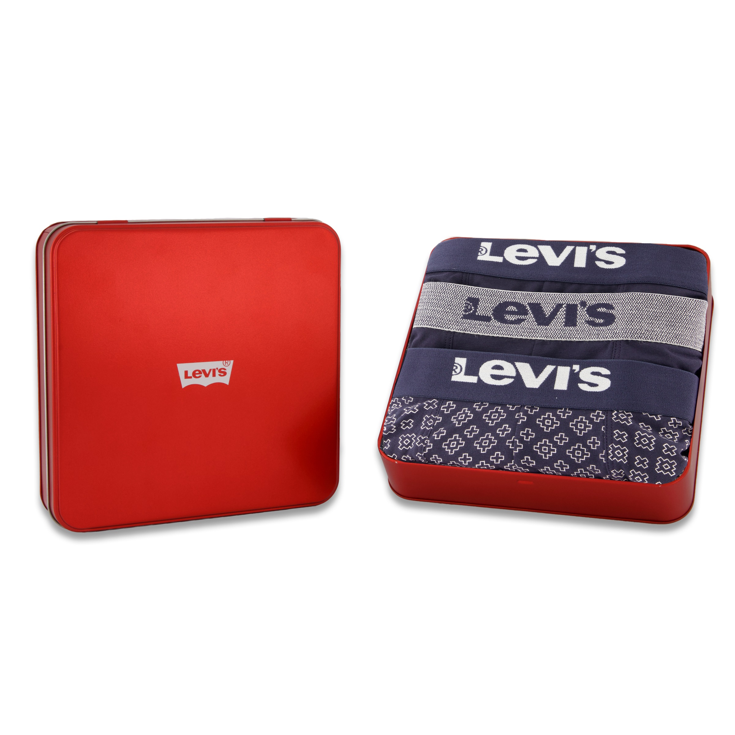 Levis Boxershorts "LEVIS MEN GIFTBOX DENIM BOXER BRIEF 3P", (3er Pack) günstig online kaufen