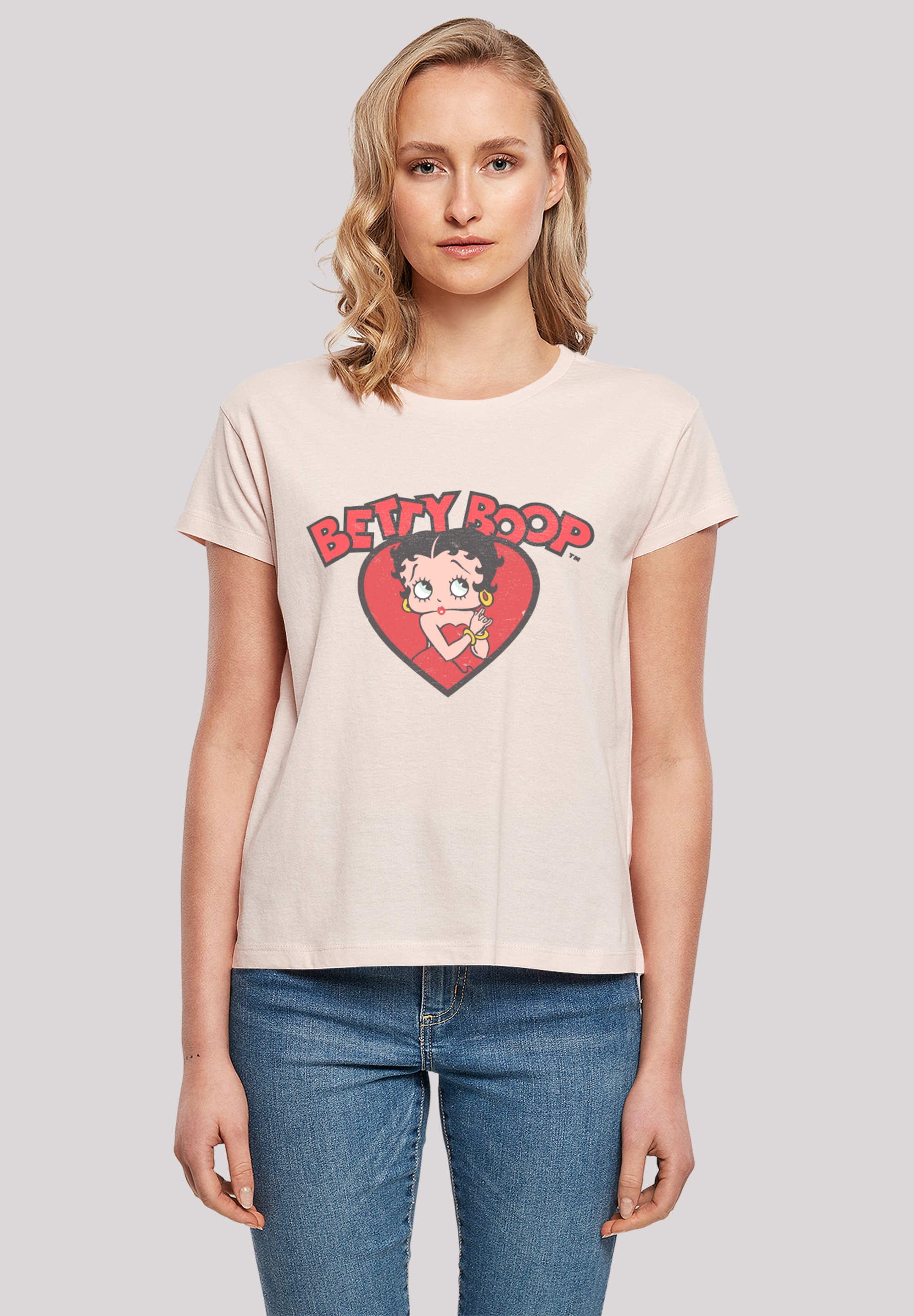 F4NT4STIC T-Shirt "Betty Boop Love Red Dress", Premium Qualität günstig online kaufen