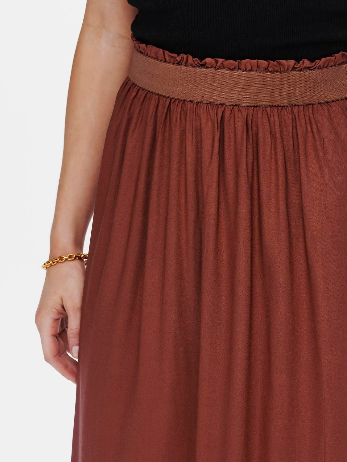 ONLY Maxirock "ONLVENEDIG – Maxilänge mit elastischem Bund für luftigen Kom günstig online kaufen