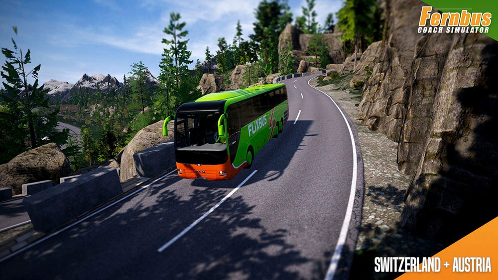 aerosoft Spielesoftware »Der Fernbus Simulator- AddOn Szenerie Österreich/Schweiz«, PC