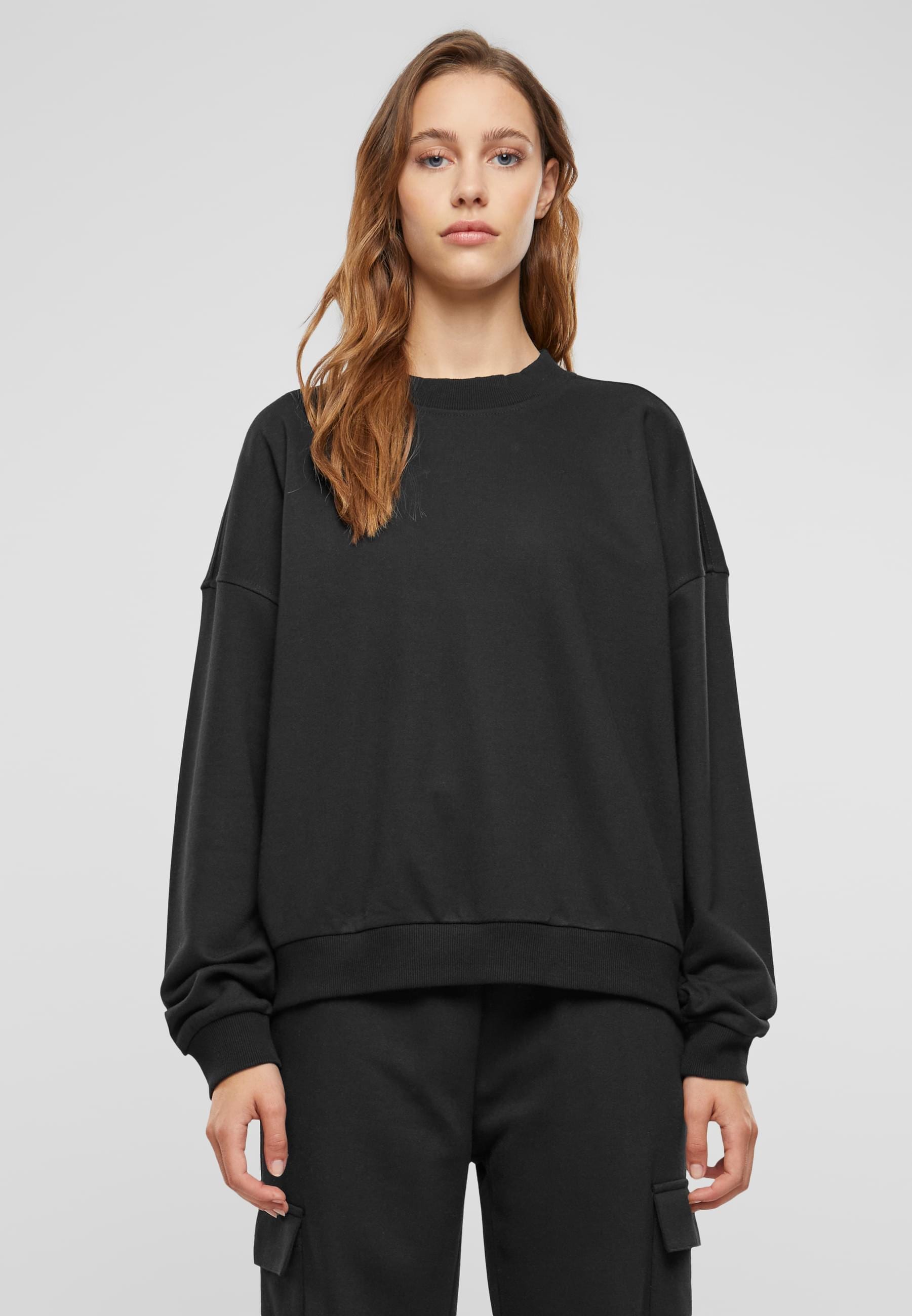 URBAN CLASSICS Sweater »Urban Classics Damen Ladies Oversized Light Terry Crewneck«