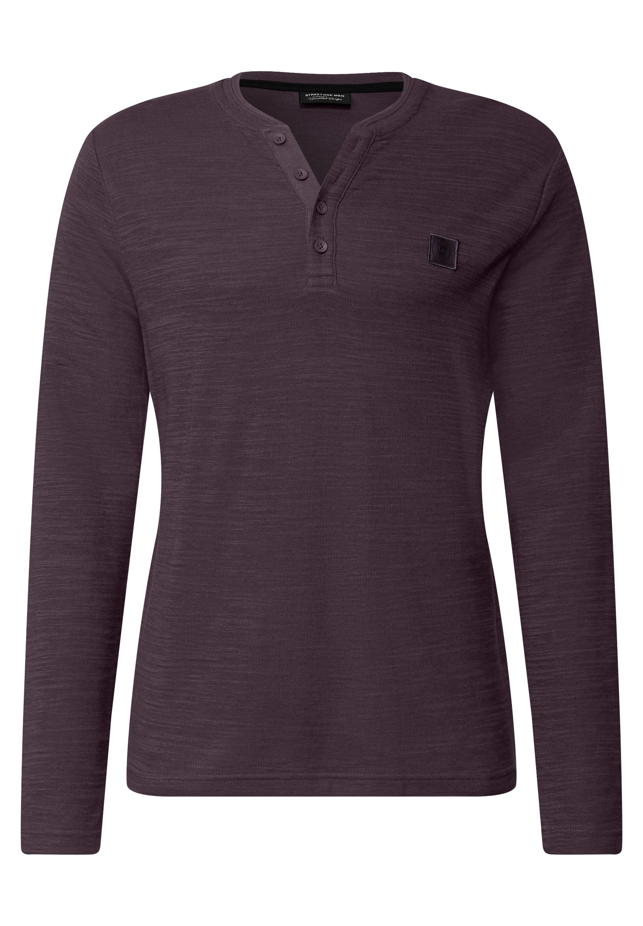 STREET ONE MEN Langarmshirt, im soften Baumwoll-Mix