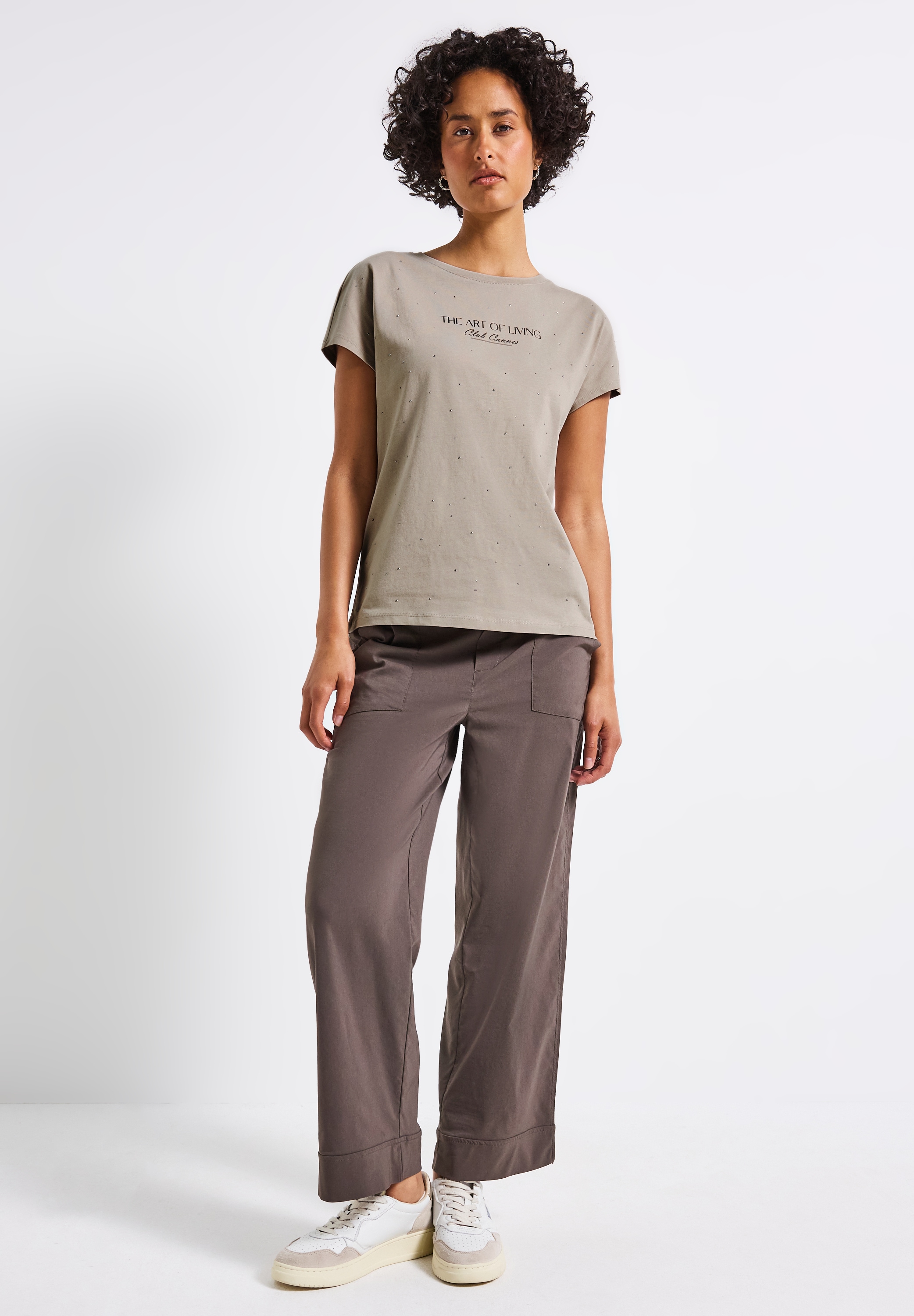 STREET ONE T-Shirt, aus reiner Baumwolle