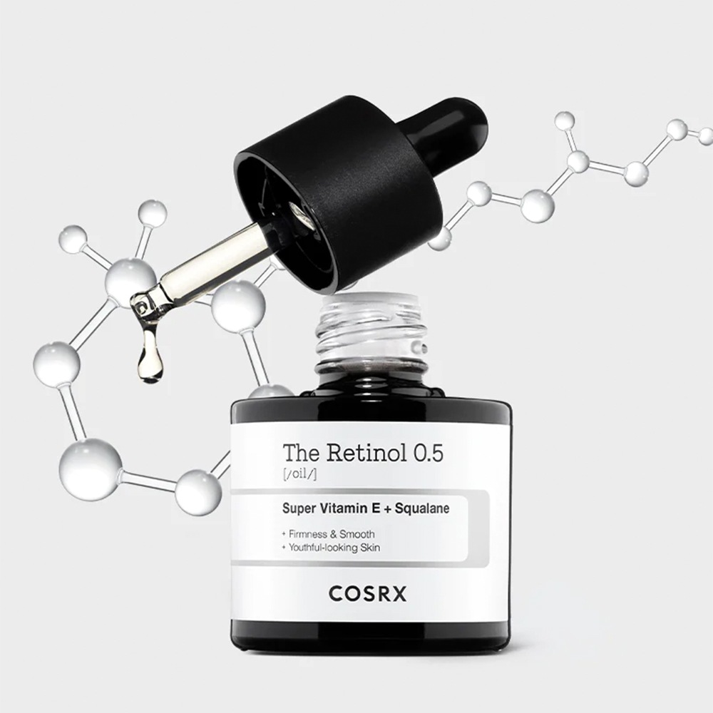 Cosrx Gesichtsserum »The Retinol 0.5 Oil« Gesichtsöl mit 0,5% reinem Retinolöl für straffe Haut