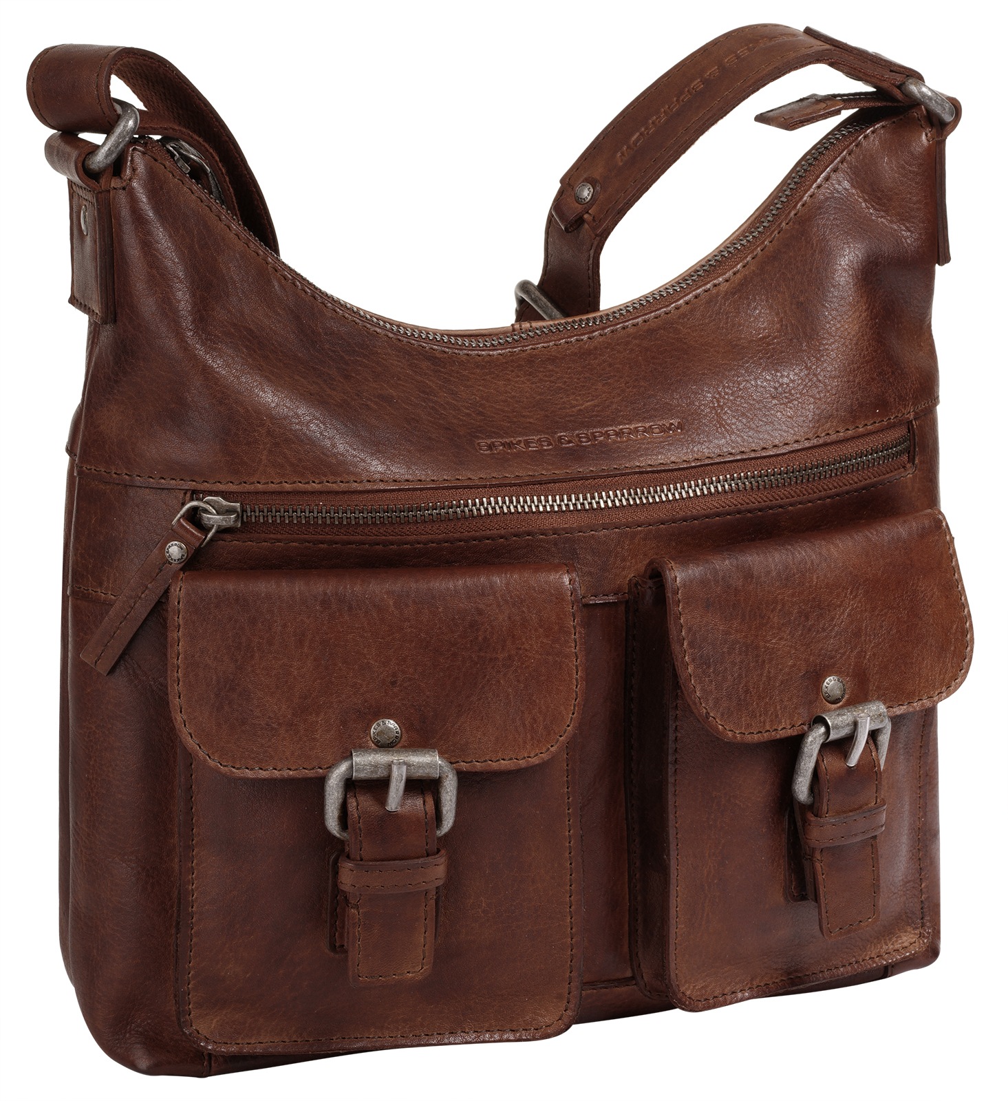 Spikes & Sparrow Umhängetasche echt Leder günstig online kaufen