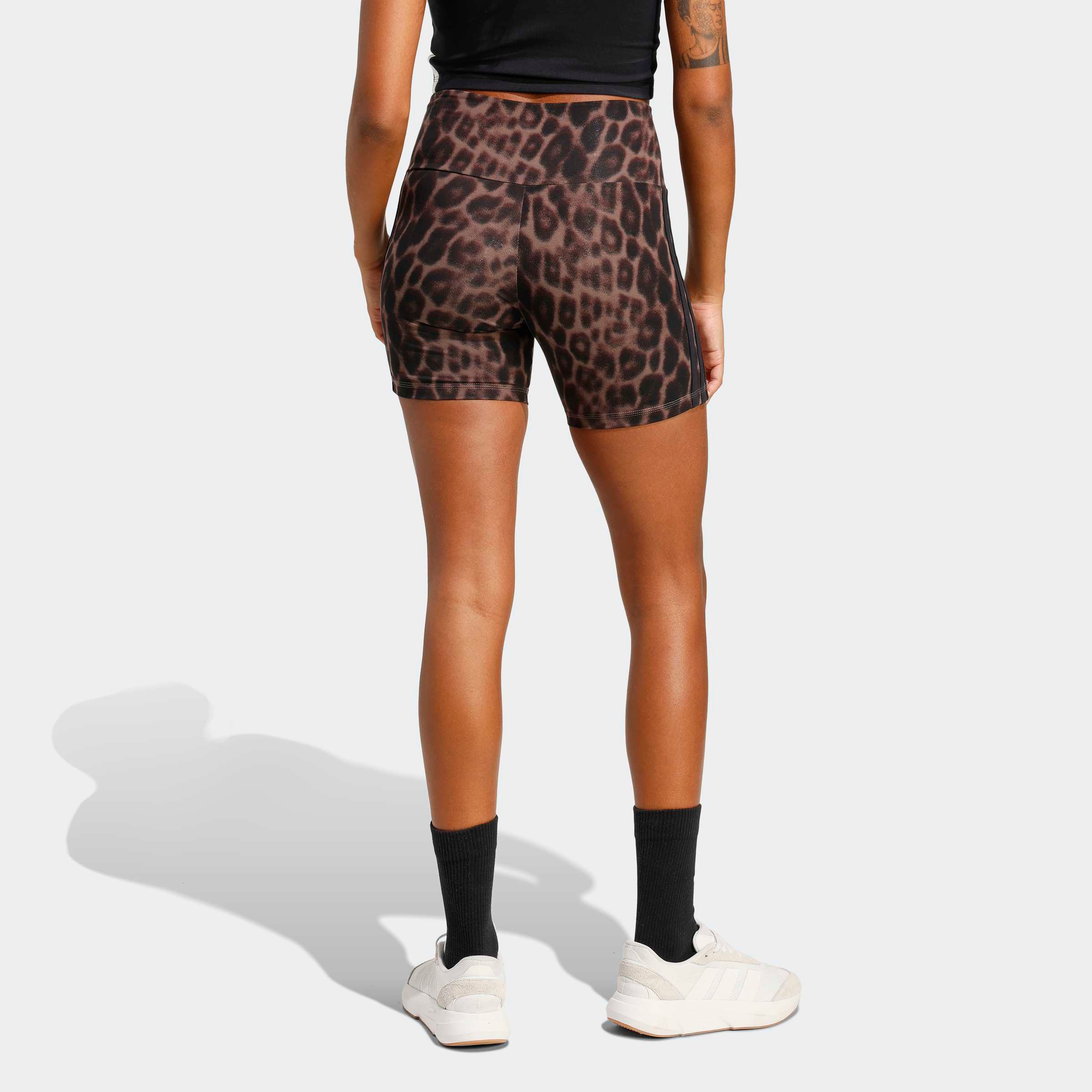 adidas Sportswear Shorts "SEASONAL ESSENTIALS BIKER MIT LEOPARDENPRINT UND günstig online kaufen