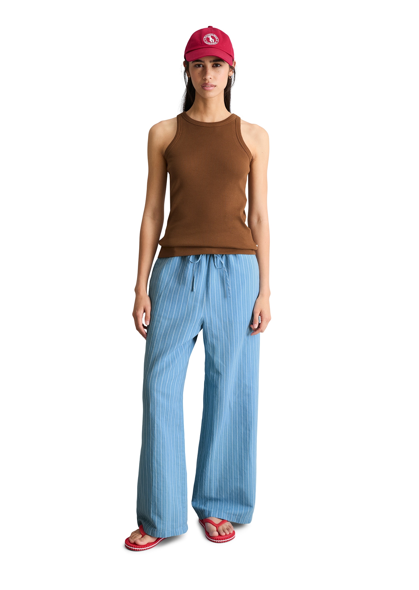 Marc O'Polo DENIM Tanktop Ripp-Top slim aus reinem Organic Cotton