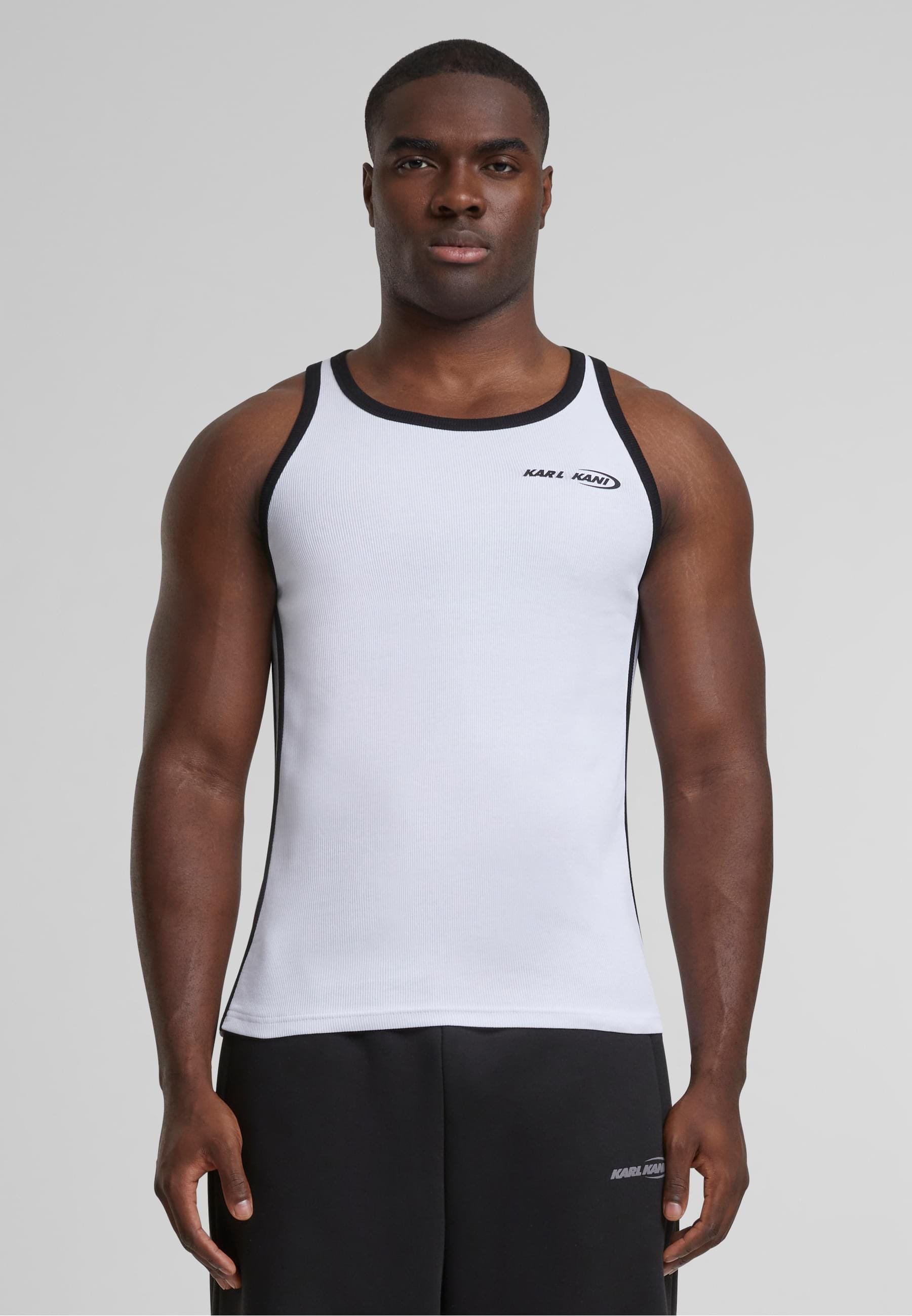 Karl Kani Tanktop »Karl Kani Kk Ellipse Ringer Rib Tank Top«, (1 tlg.)
