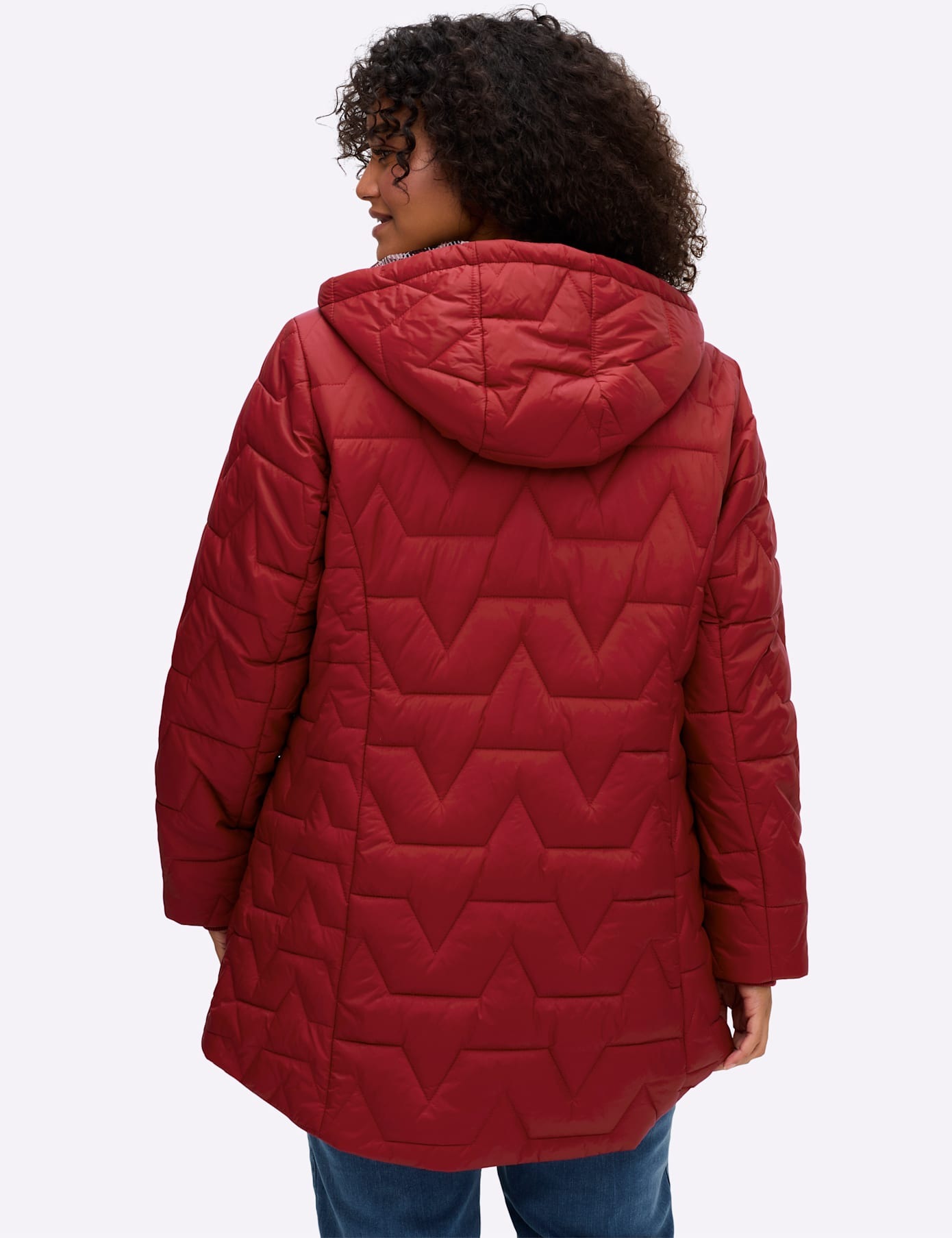 Sheego Steppjacke mit Kapuze günstig online kaufen