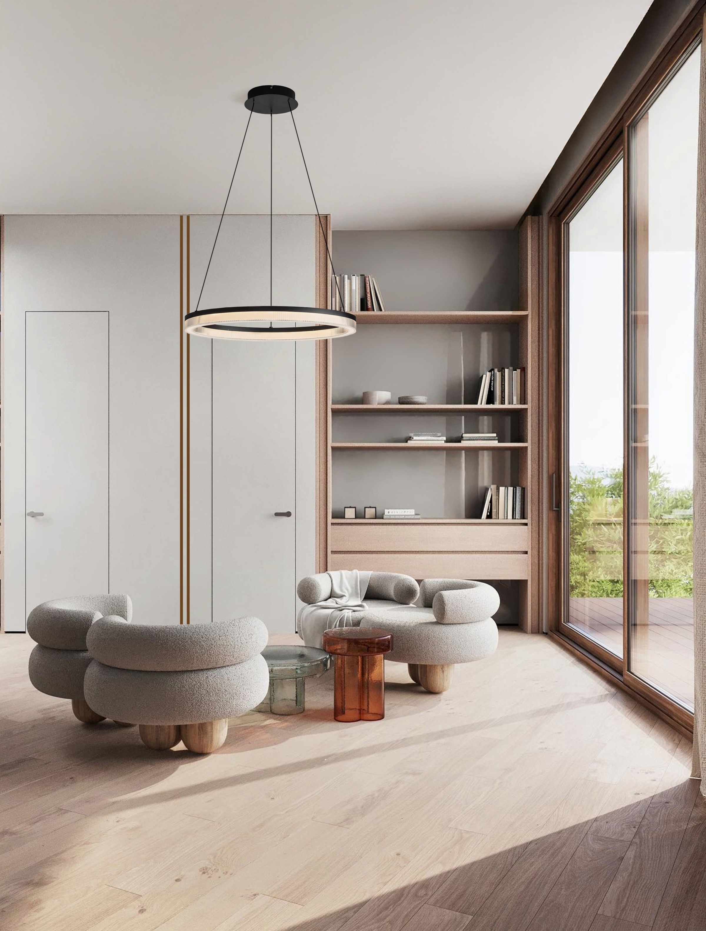 Nova Luce Pendelleuchte »LONELA« LED-Modul 1 Stk. Warmweiß