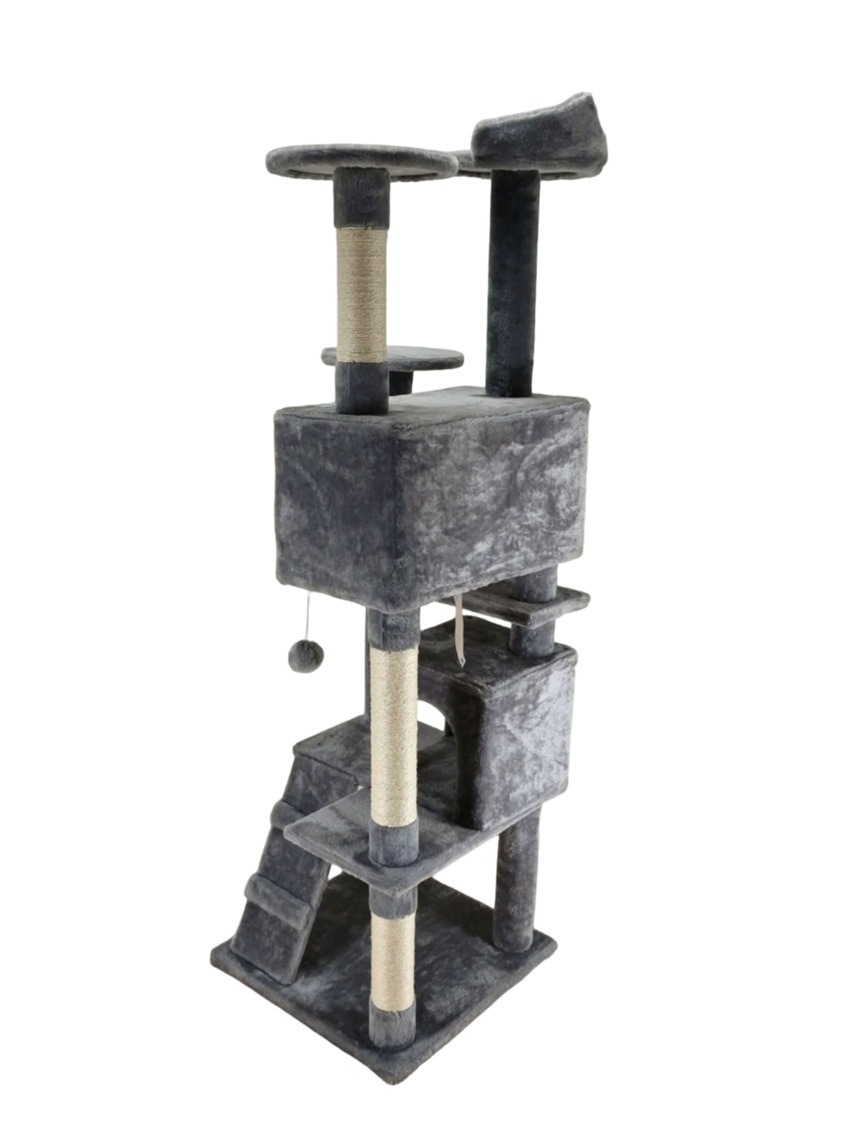 OTTO home Kratzbaum »Kitty« 178 cm hoch stabile Spanplatte, robuster Sisal und kuscheliger Plüsch