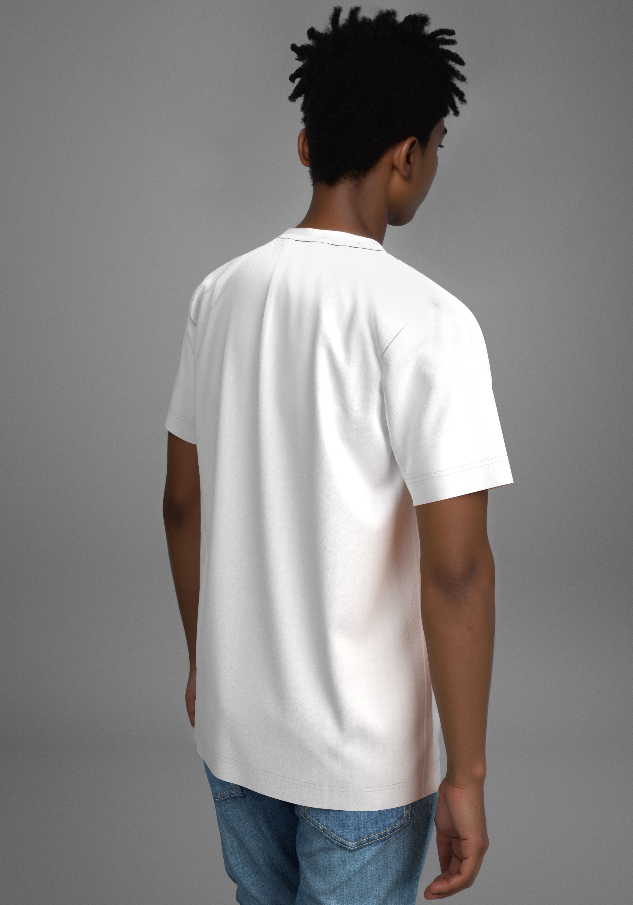 H.I.S T-Shirt »2 T-Shirts mit Logoprint«, (Packung, 2 tlg.), NEU: HIS für TEENS! 2er Pack T-Shirts