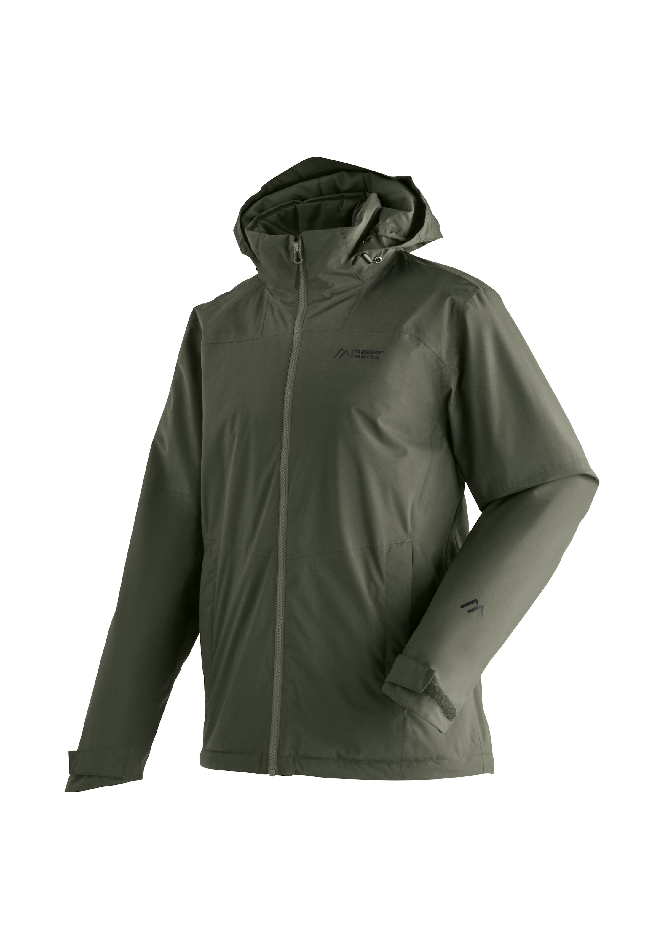 Maier Sports Regenjacke "Metor Therm Rec M" warme Herren Jacke mit Kapuze, günstig online kaufen