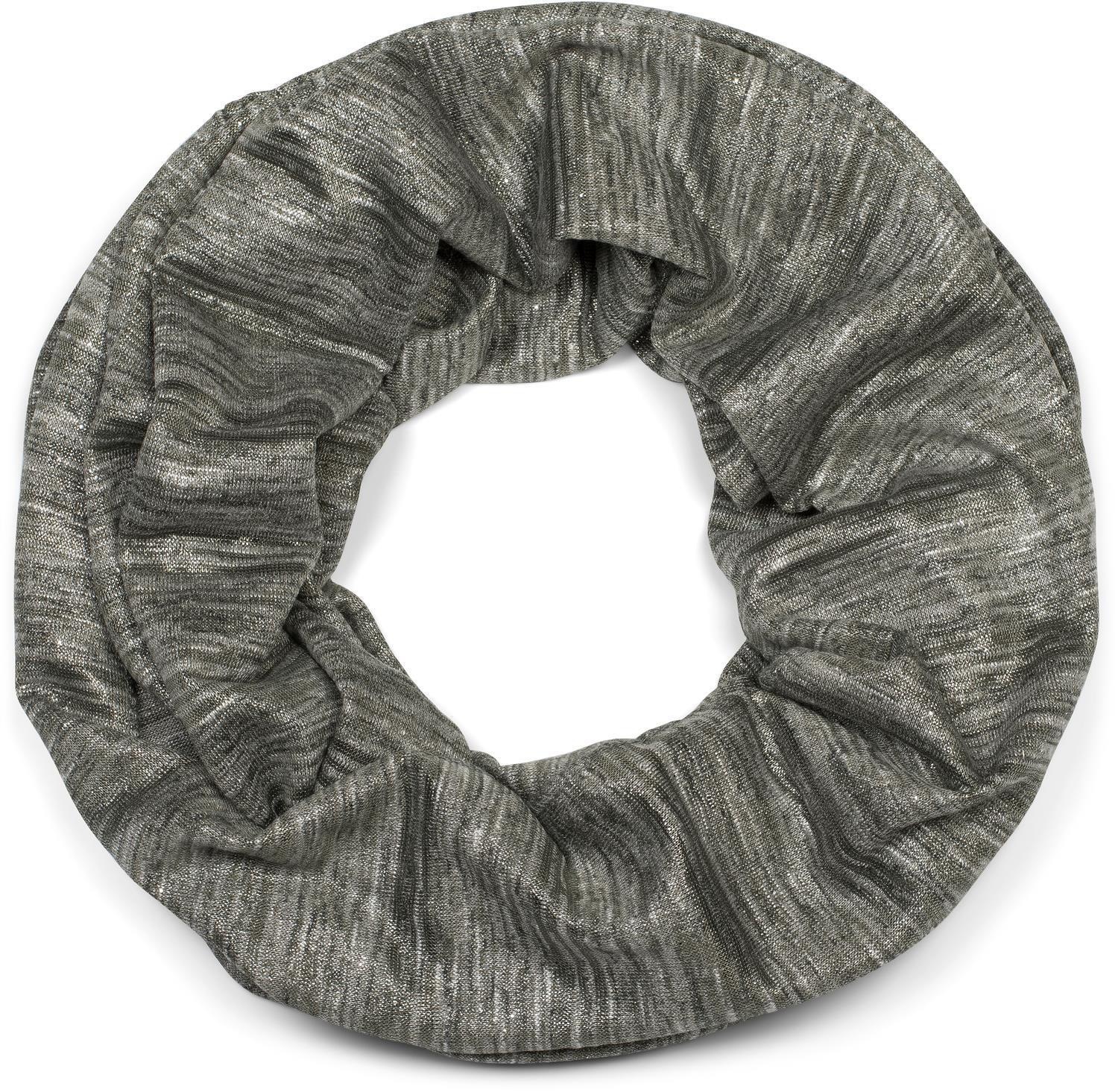 styleBREAKER Loop "Loop Schal mit Glitzerfaden und kleinen Pailletten" 1 Stk.