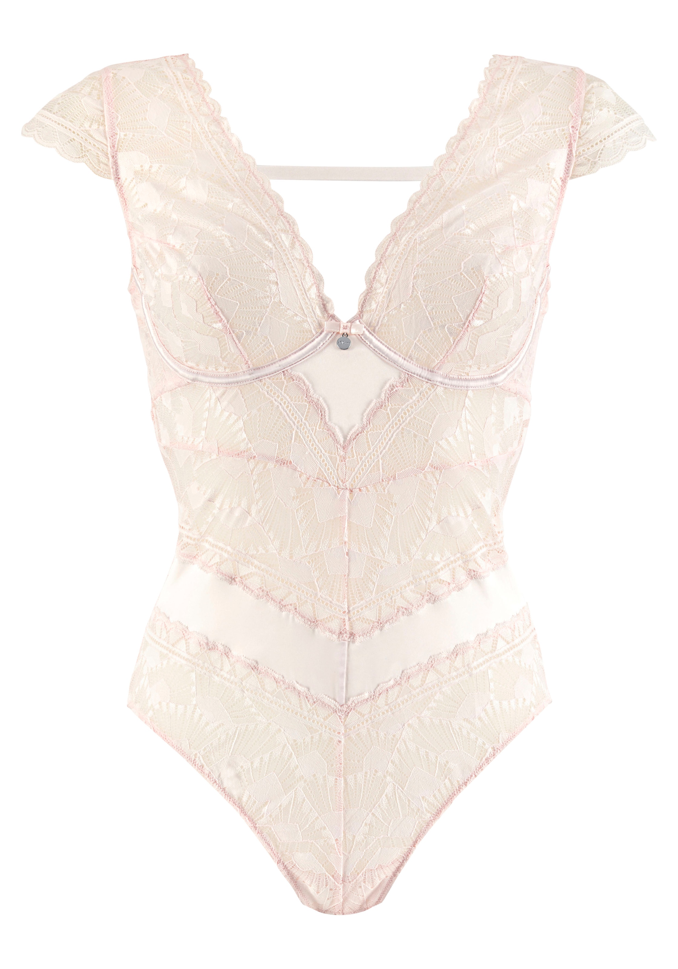 dezent für transparenter, Spitze, sexy ▷ BAUR s.Oliver | floraler Dessous »Adèle«, Body aus