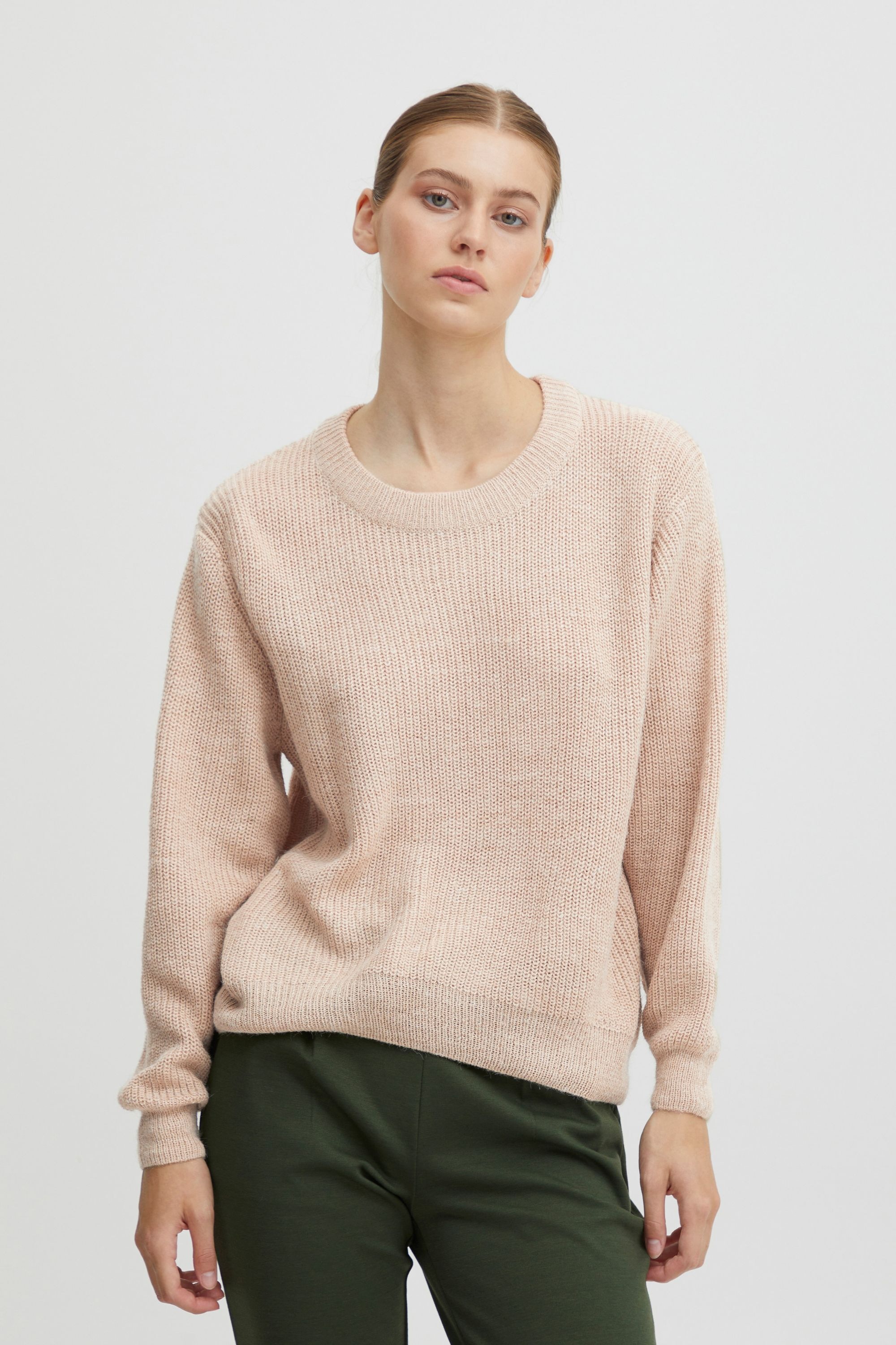 Ichi Strickfleece-Pullover »Strickpullover IHNovo«
