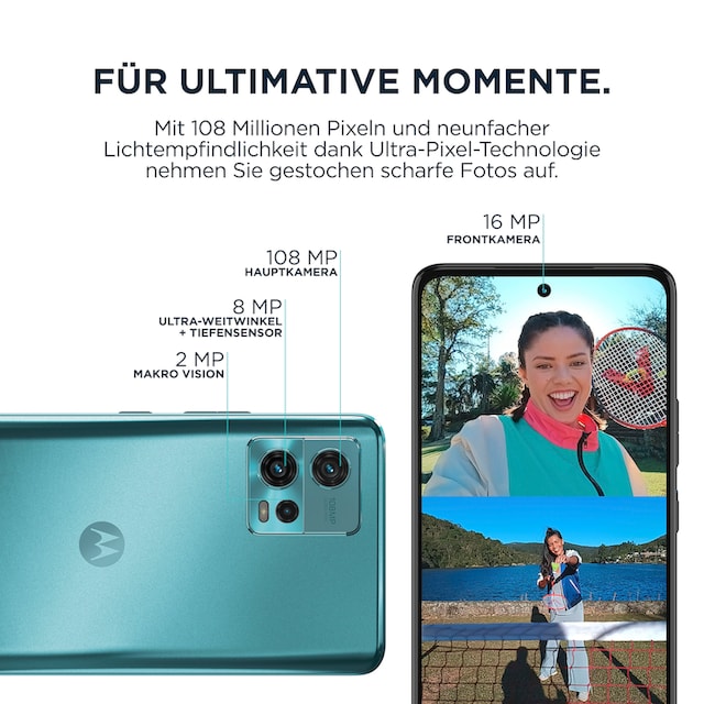 Motorola Smartphone »g72«, Polar Blue, 16,76 cm/6,6 Zoll, 128 GB  Speicherplatz, 108 MP Kamera | BAUR