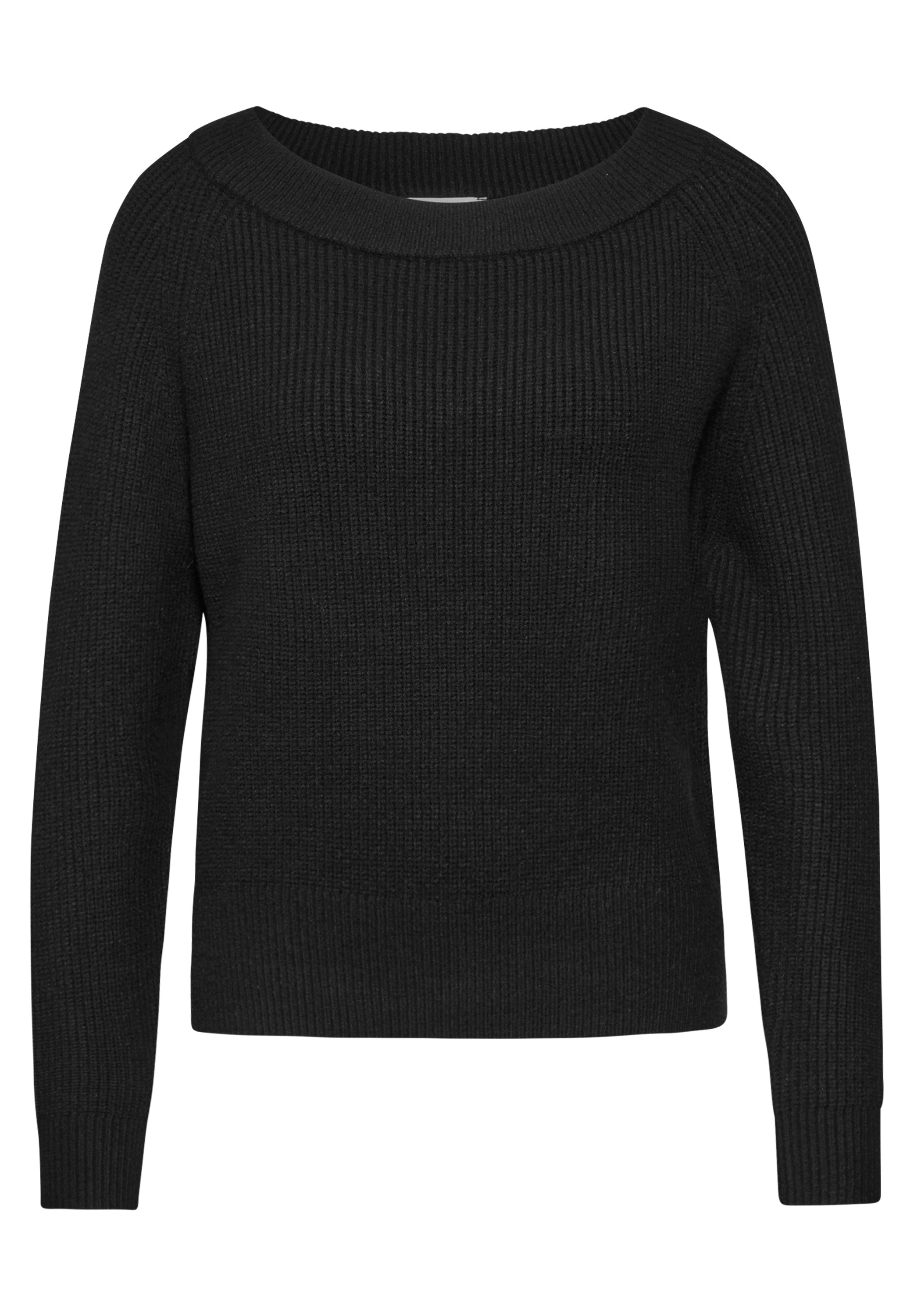 STREET ONE STUDIO Strickpullover, mit U-Boot-Ausschnitt