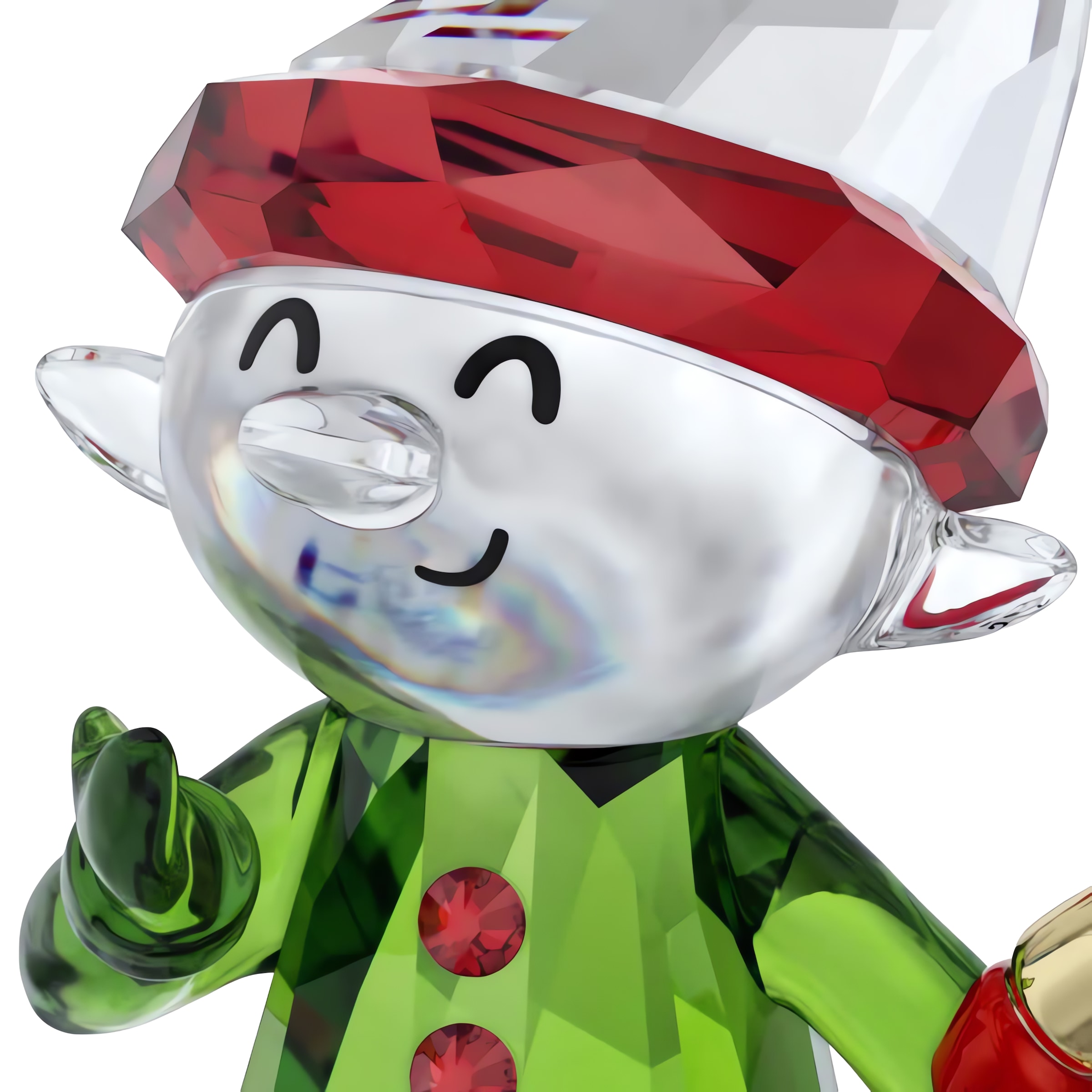 Swarovski Weihnachtsfigur »Dekofigur Kristallfigur Sammelfigur Dulcis Elfe und Zuckerstange,«