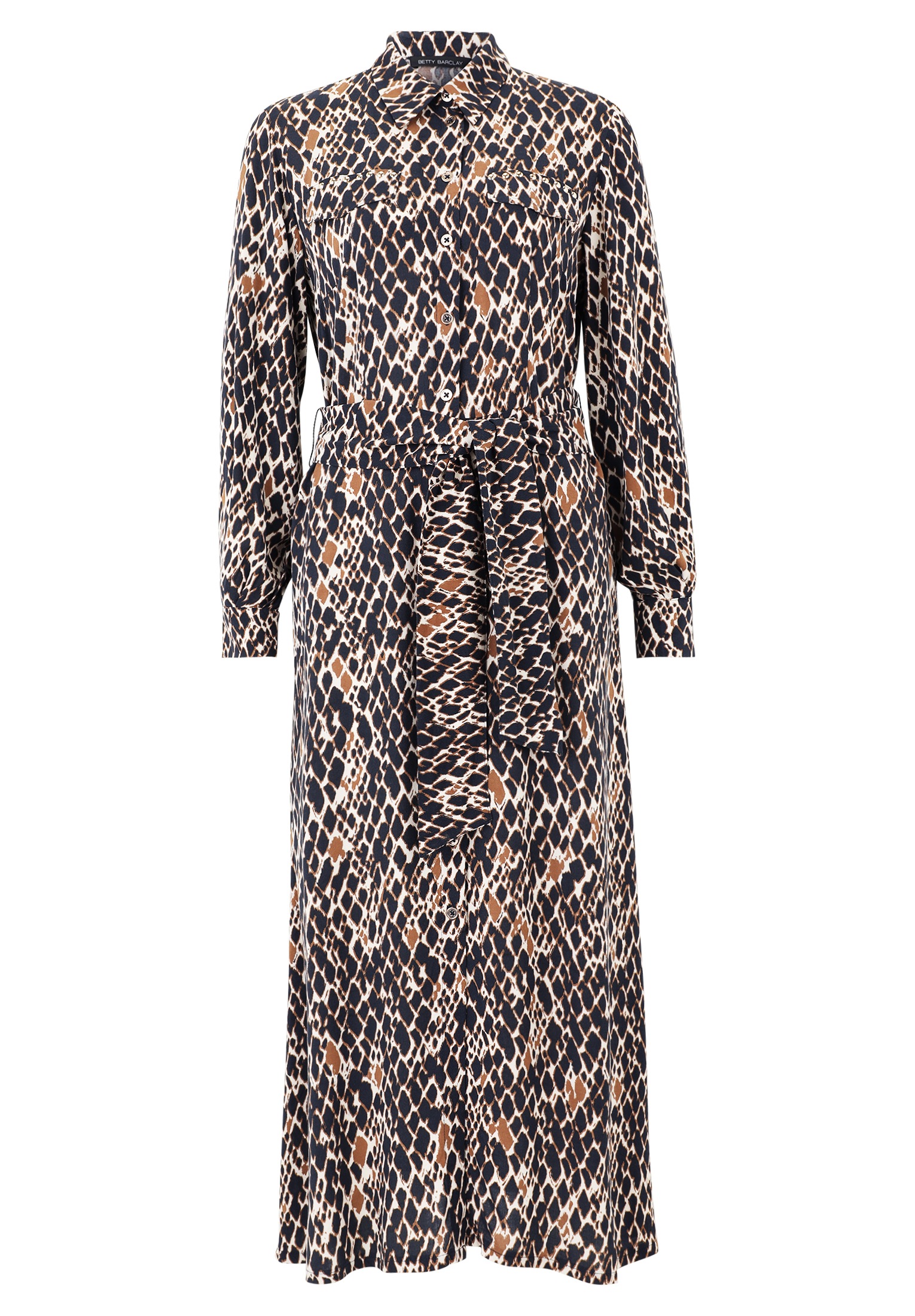 Betty Barclay Hemdblusenkleid "Damen mit Bindegürtel" Nahttasche günstig online kaufen