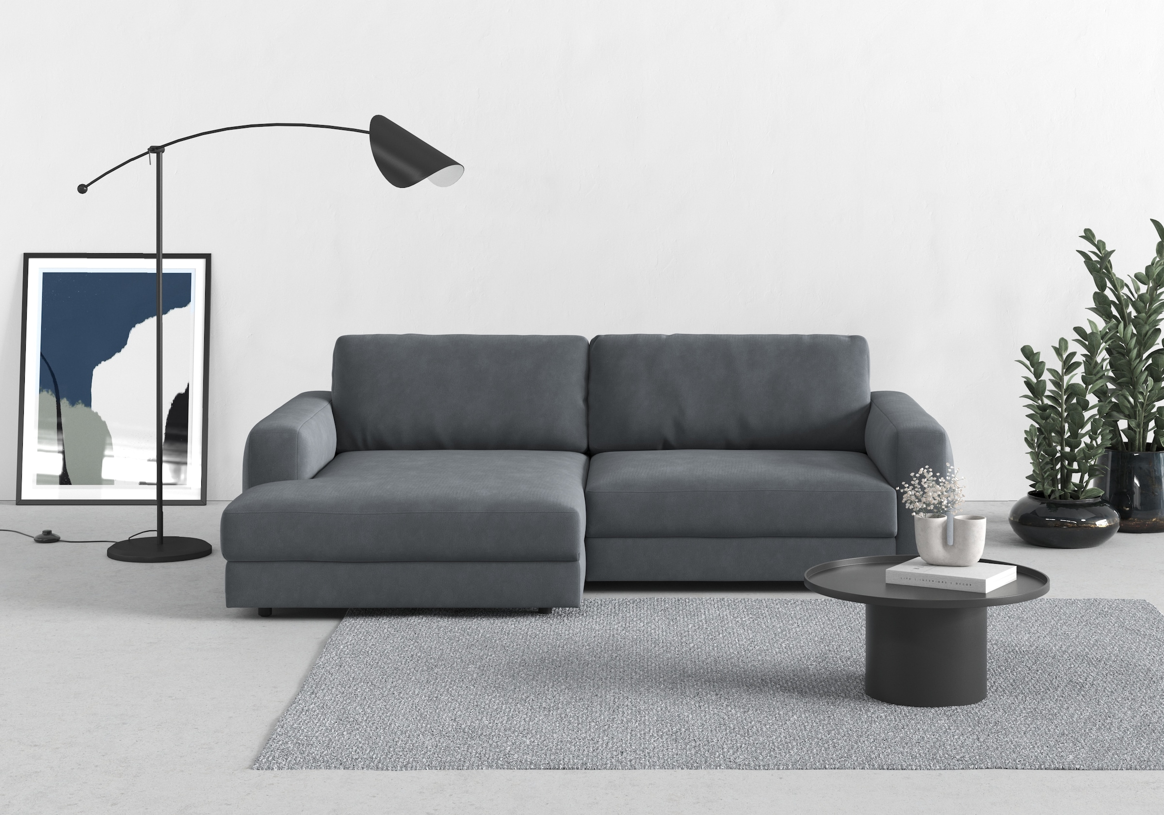 TRENDMANUFAKTUR Ecksofa "Bourbon Mega Ecke mit tollem Sitzkomfort, Breite 2 günstig online kaufen