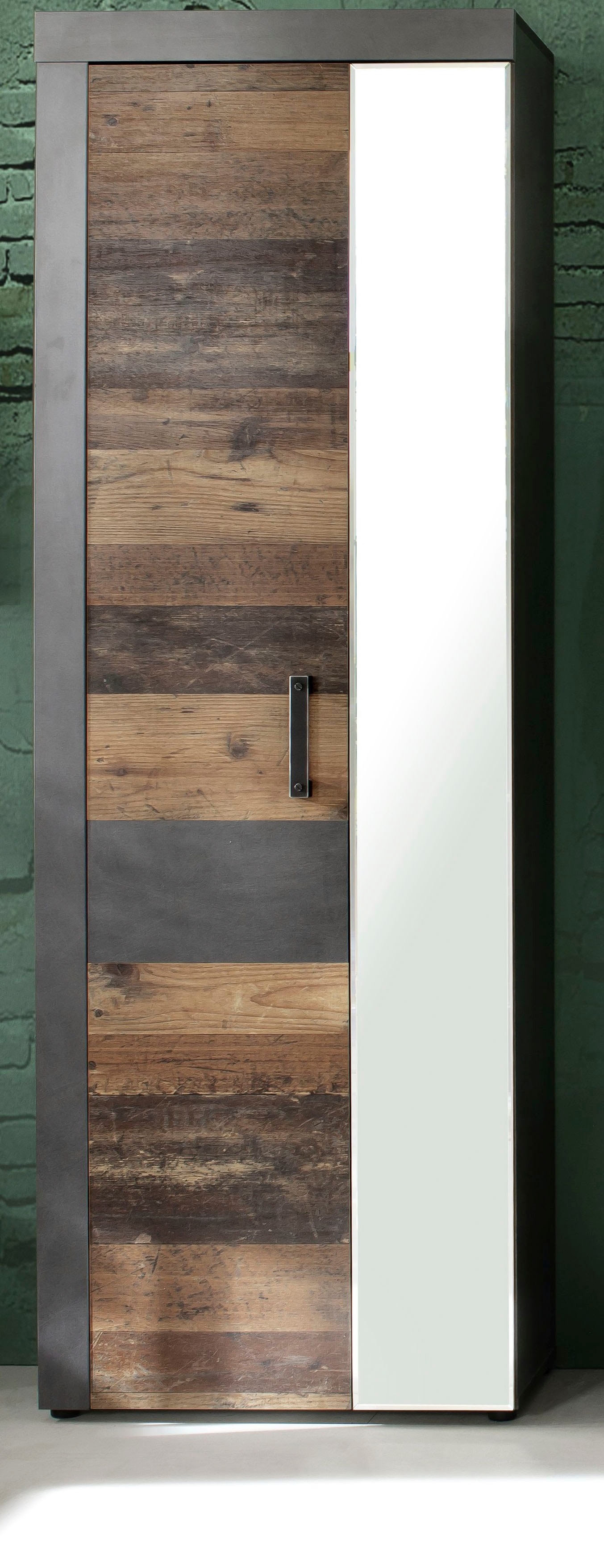 Home affaire Garderobenschrank "Ilana" Garderobenschrank mit 2 Türen - (B/T/H) 65/34/192 cm