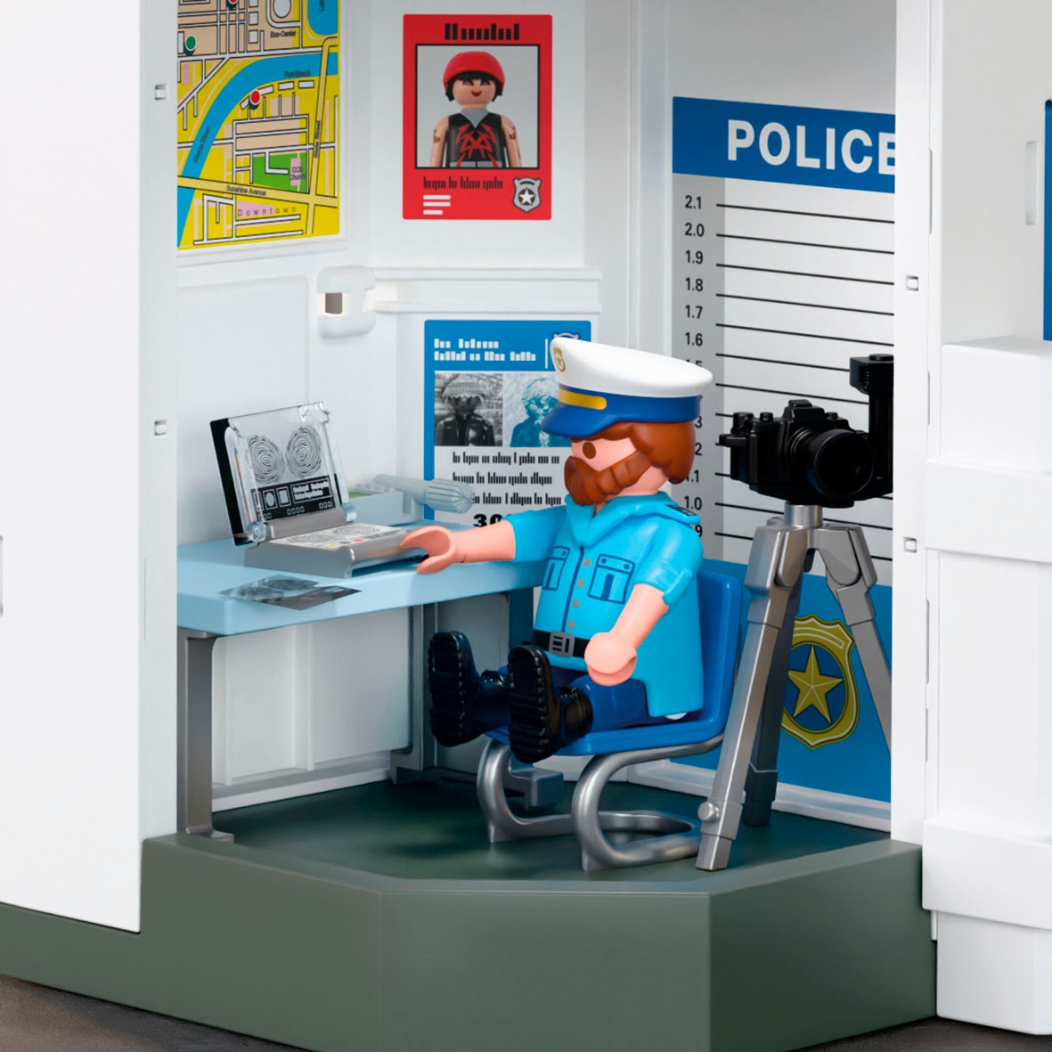 Playmobil® Konstruktions-Spielset »Polizei-Kommandozentrale (71873), Action Heroes«, (253 St.), Made in Europe