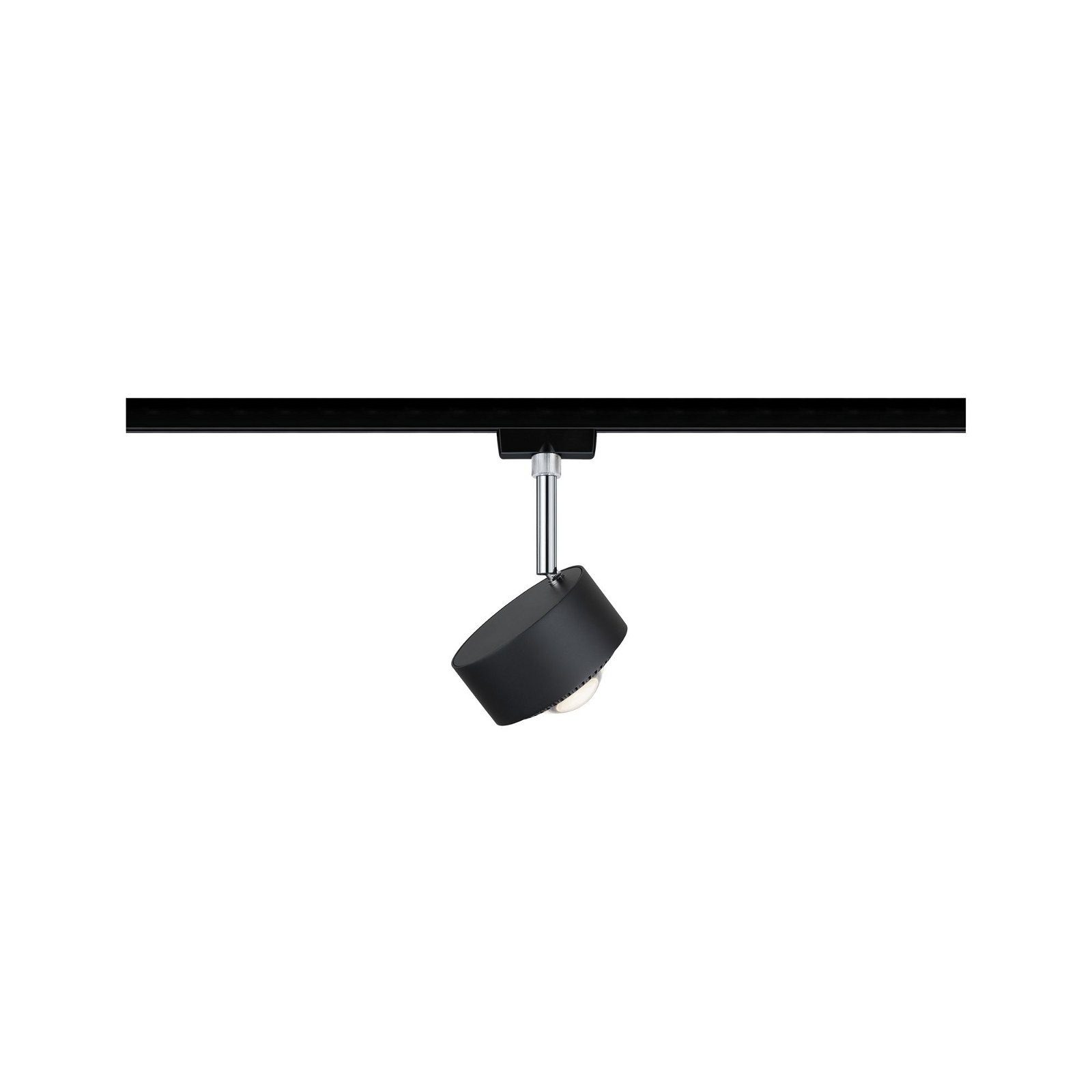Paulmann Schienensystem-Leuchten »URail Schienenspot Aldan 498lm 8W 2700K 230V Schwarz matt, Chrom«, Einzelspot, dimmbar