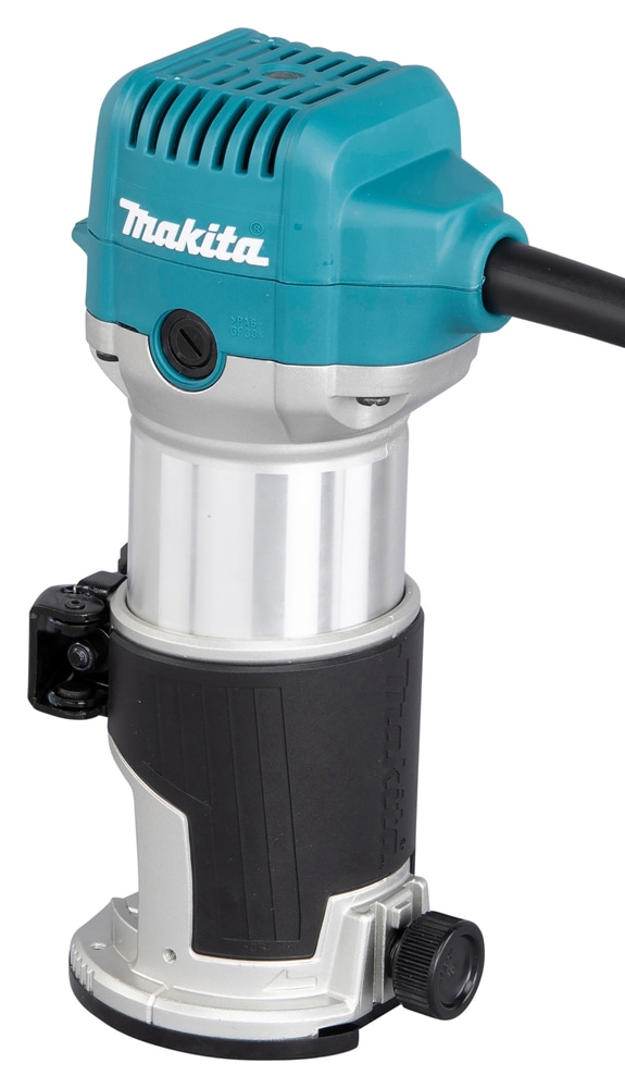 Makita Fräse »Multifunktionsfräse »RT0702CX2J« im Makita Makpac Koffer Gr.4«, (vielseitig einsetzbare Multifunktionsfräse), 710 W, 6/8 mm, Leerlaufdrehzahl; 10000 - 34000 min⁻¹