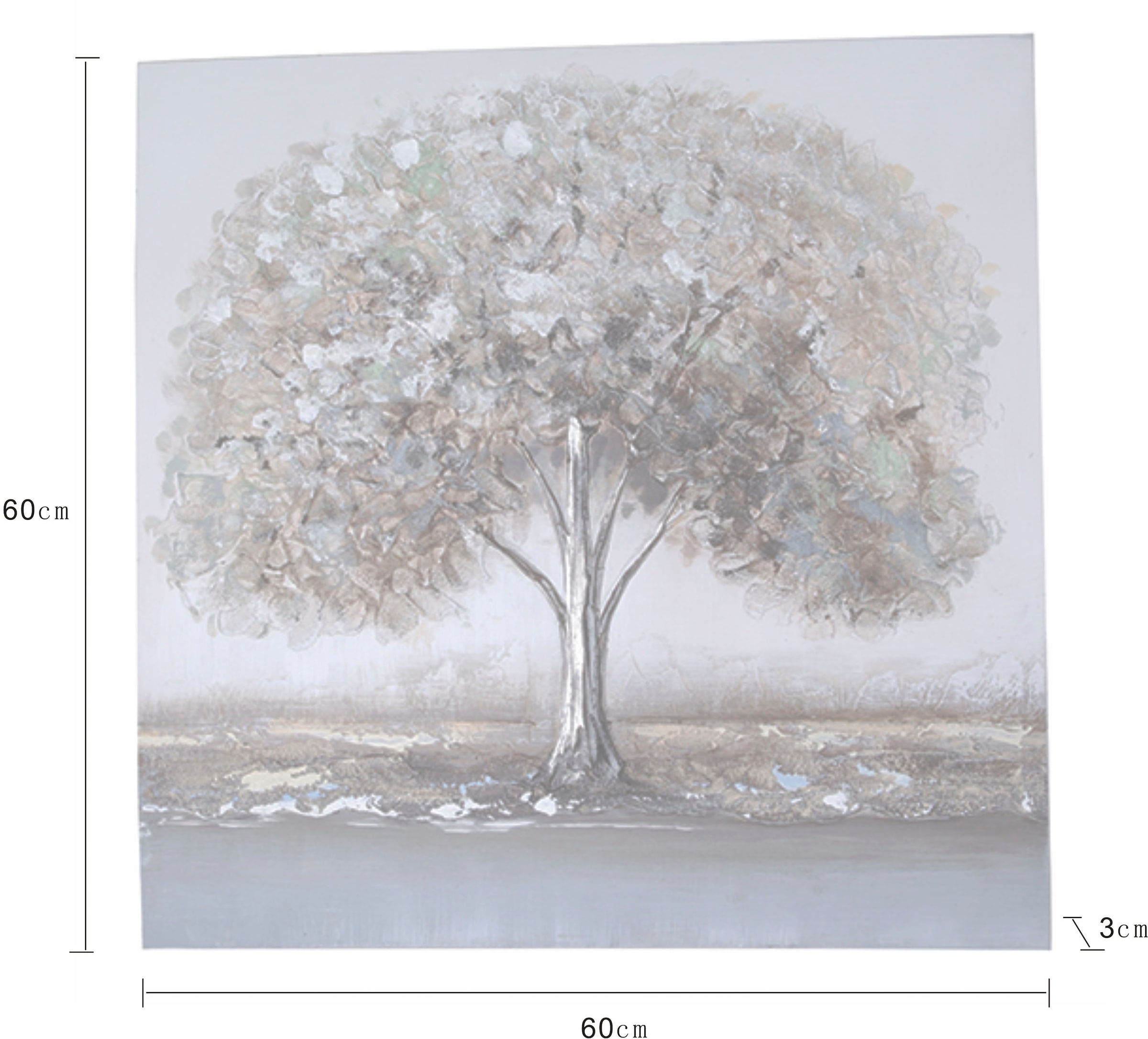Home affaire Leinwandbild »Baum«