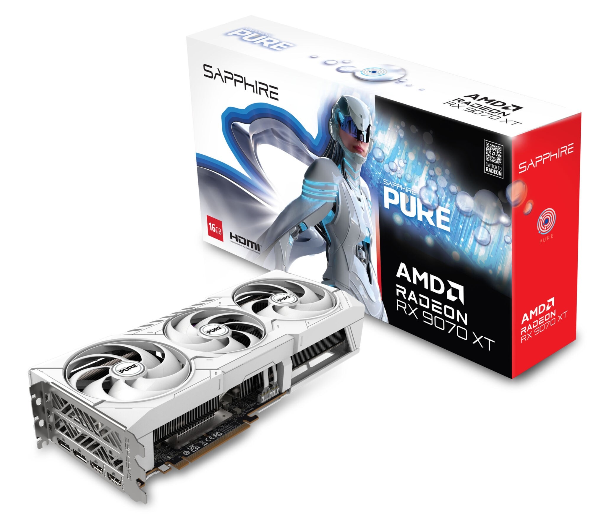SAPPHIRE Grafikkarte "Radeon RX 9070 XT"ohne farbbezeichnung, Grafikkarten