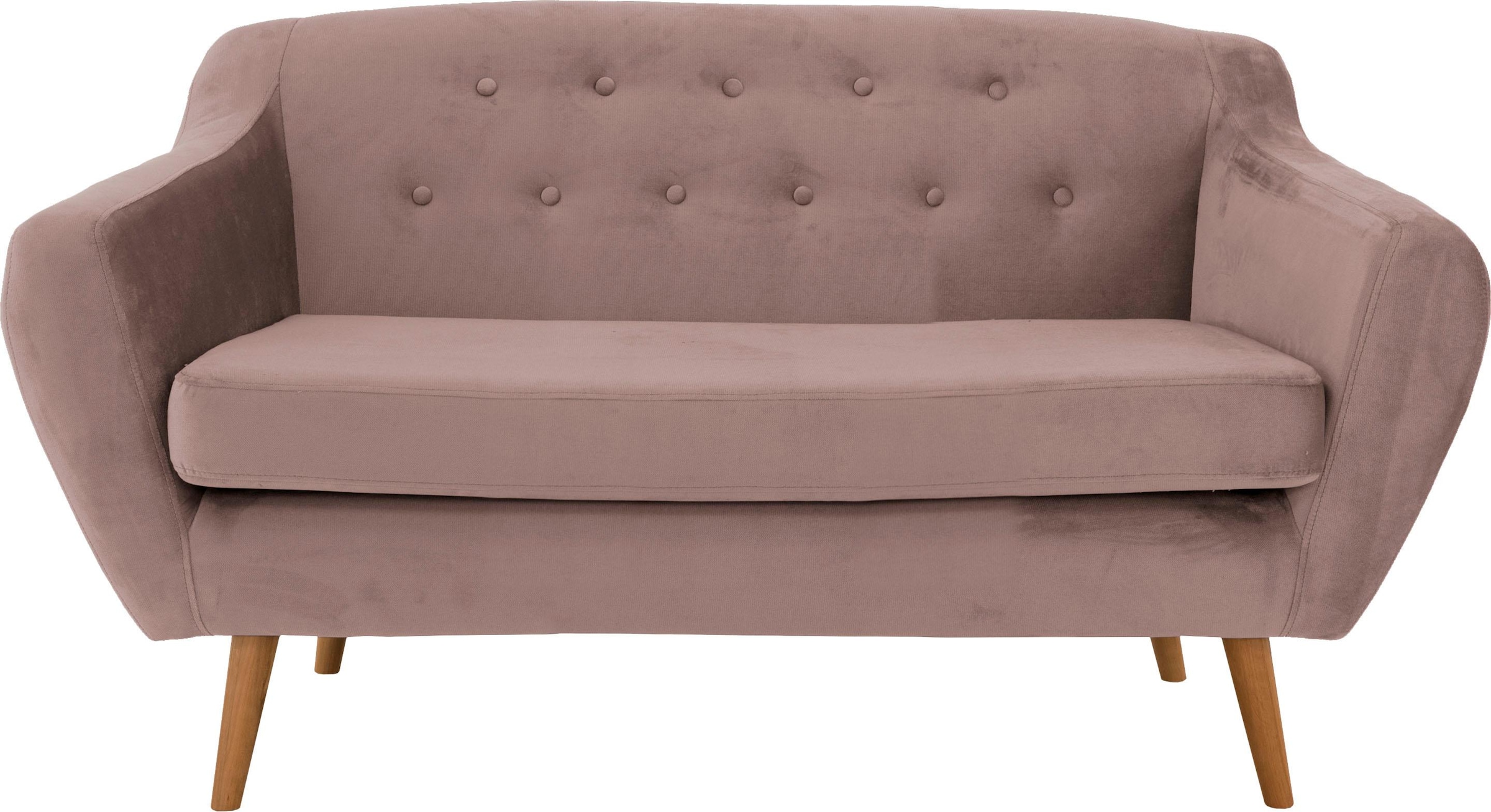 Home affaire 2-Sitzer "Renne" mit Heftung im Rücken im skandinavischem Stil günstig online kaufen