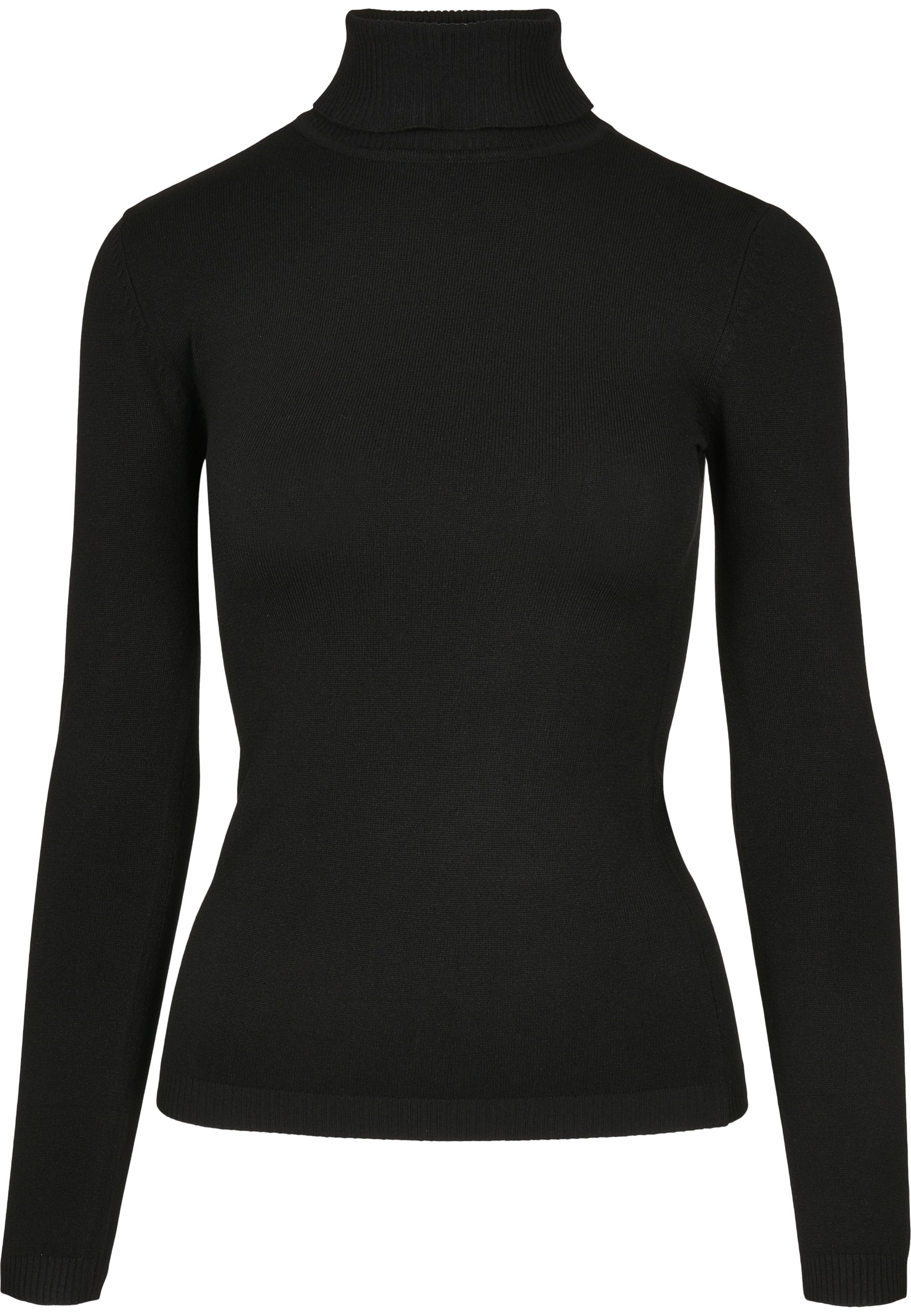 URBAN CLASSICS Fleecepullover "Urban Classics Damen Ladies Basic Turtleneck günstig online kaufen