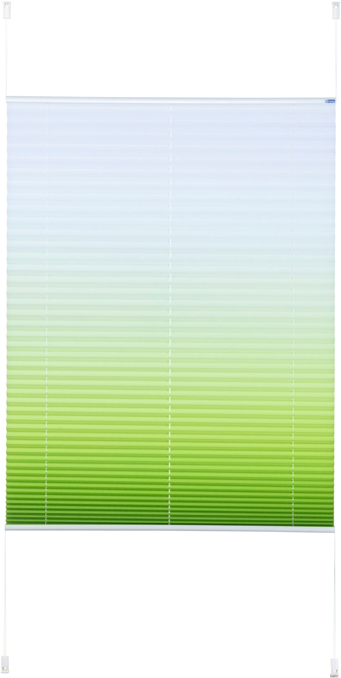 K-HOME Plissee "Farbverlauf Sunrise" Lichtschutz ohne Bohren verspannt günstig online kaufen