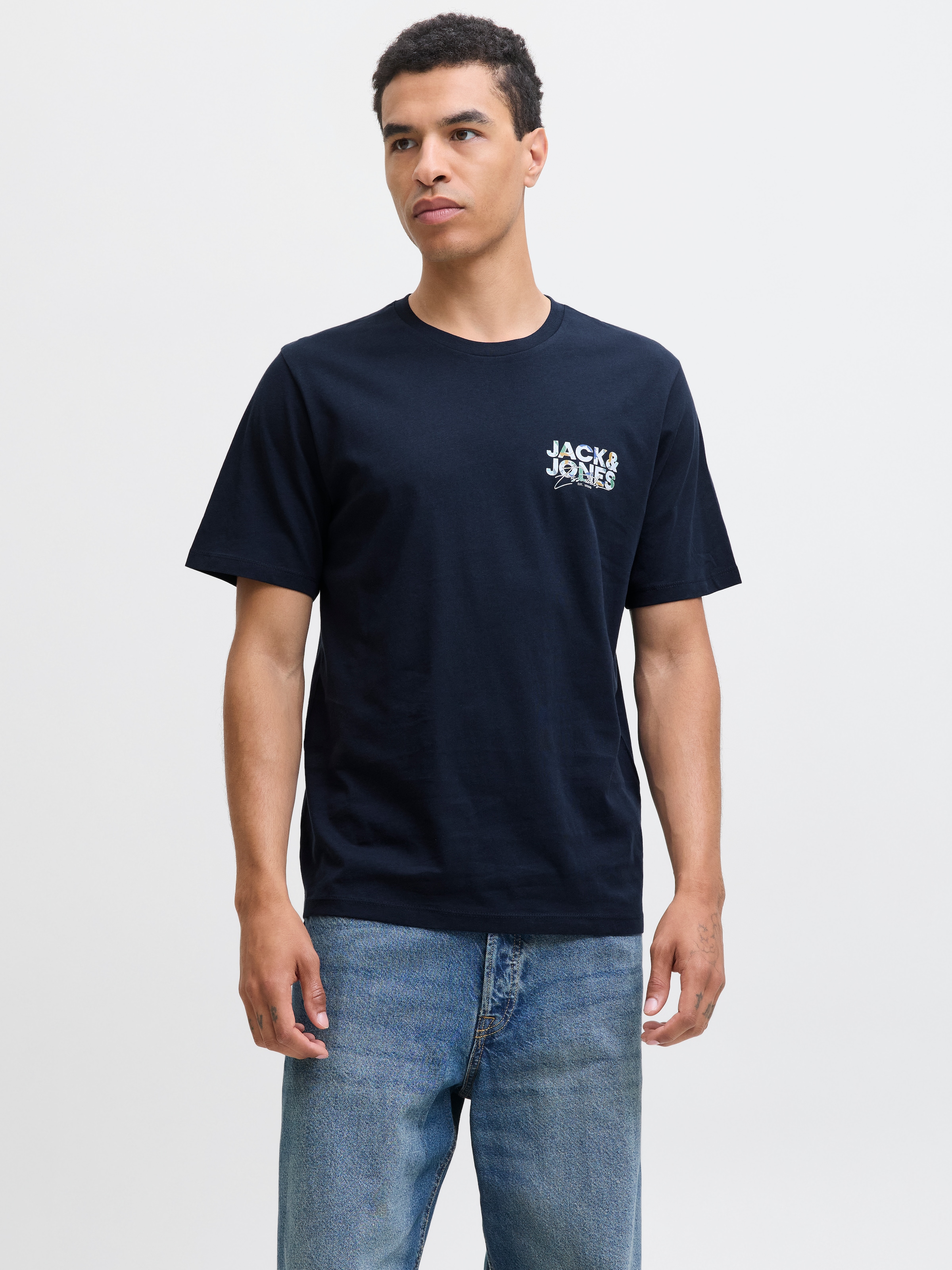 Jack & Jones Kurzarmshirt »JJGEPLAS TEE SS CREW NECK 3PK MP«