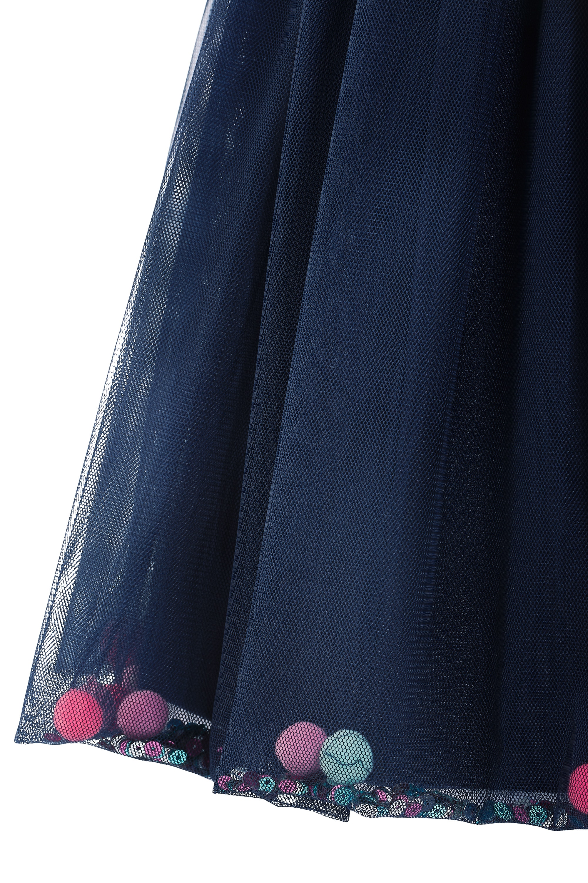 happy girls Jerseykleid mit angesetztem Tüllrock mit wunderschönem Saumdetail