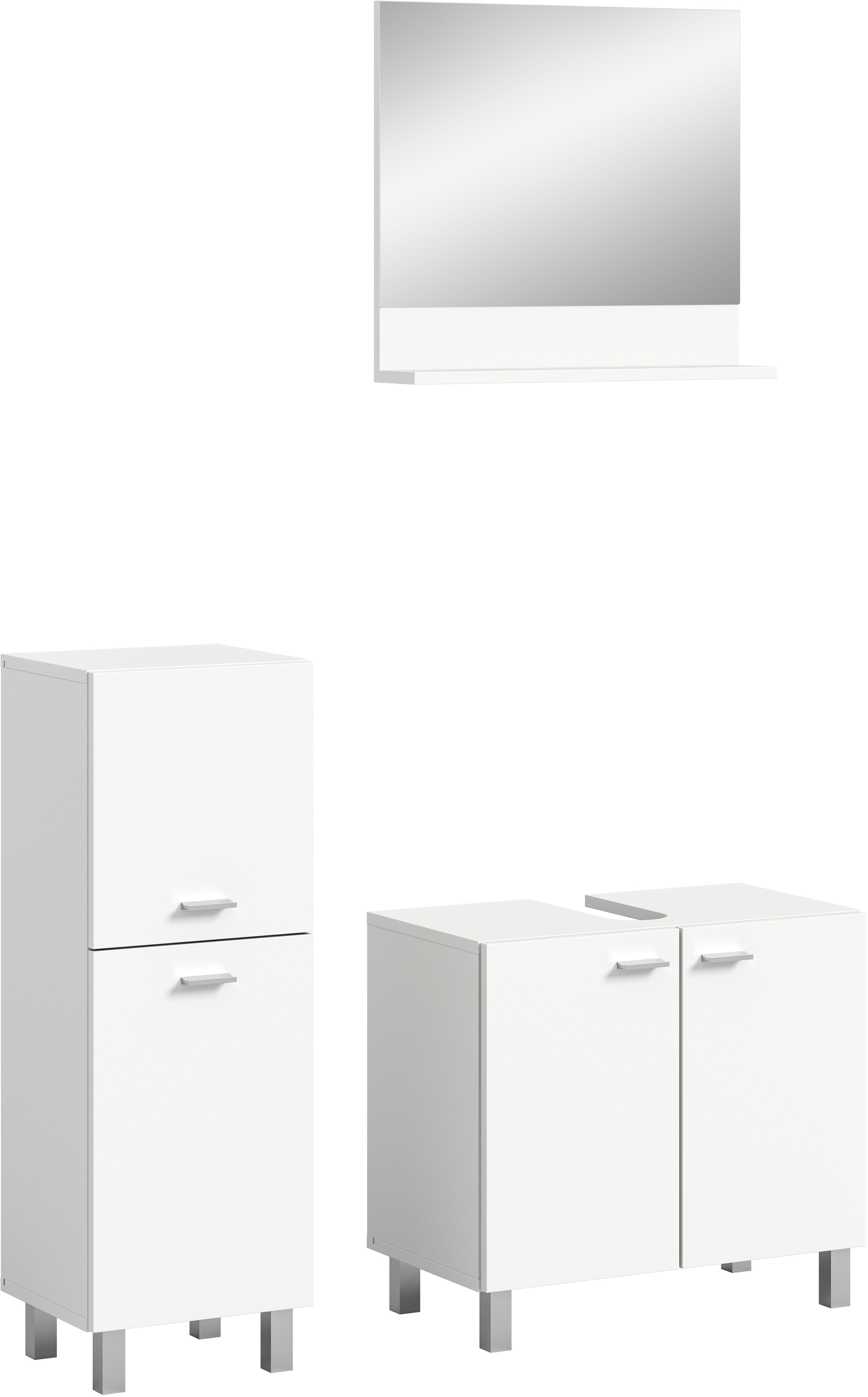 Thumbnail - welltime Badmöbel-Set "Tampa, Breite 102cm, 3-teilig" 3 Stk. tlg.