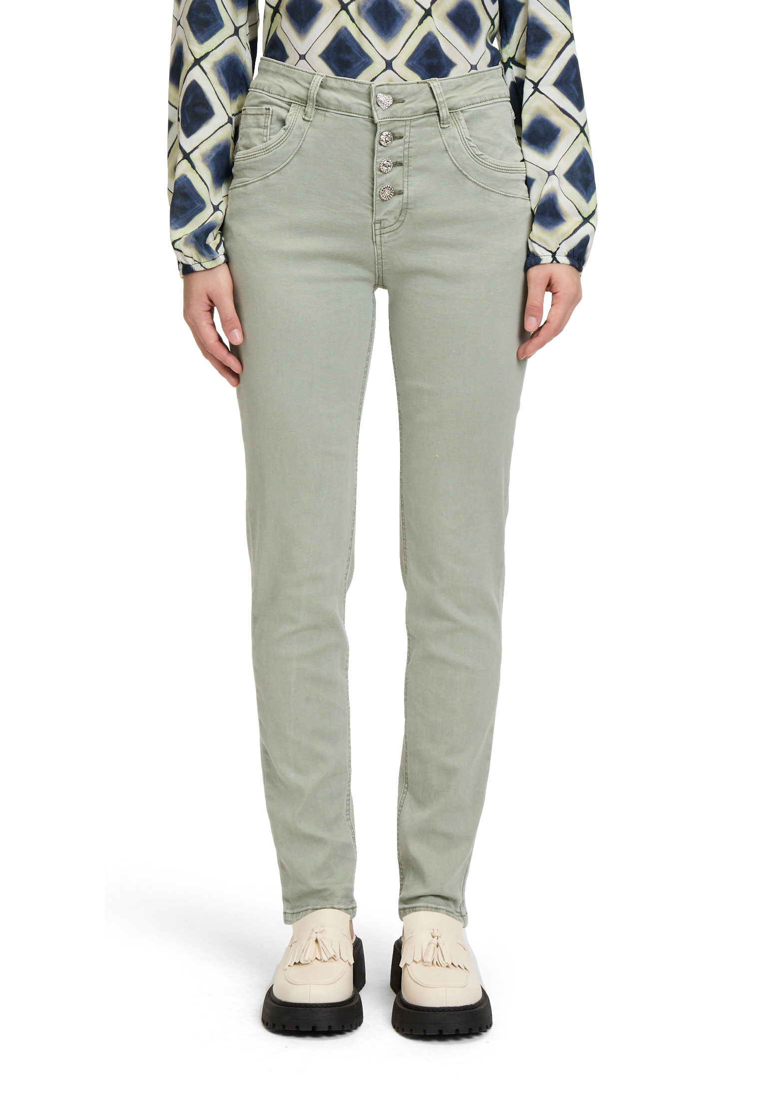 Cartoon Boyfriend-Jeans "Cartoon Damen Boyfriend-Jeans im Vintage-Look" günstig online kaufen