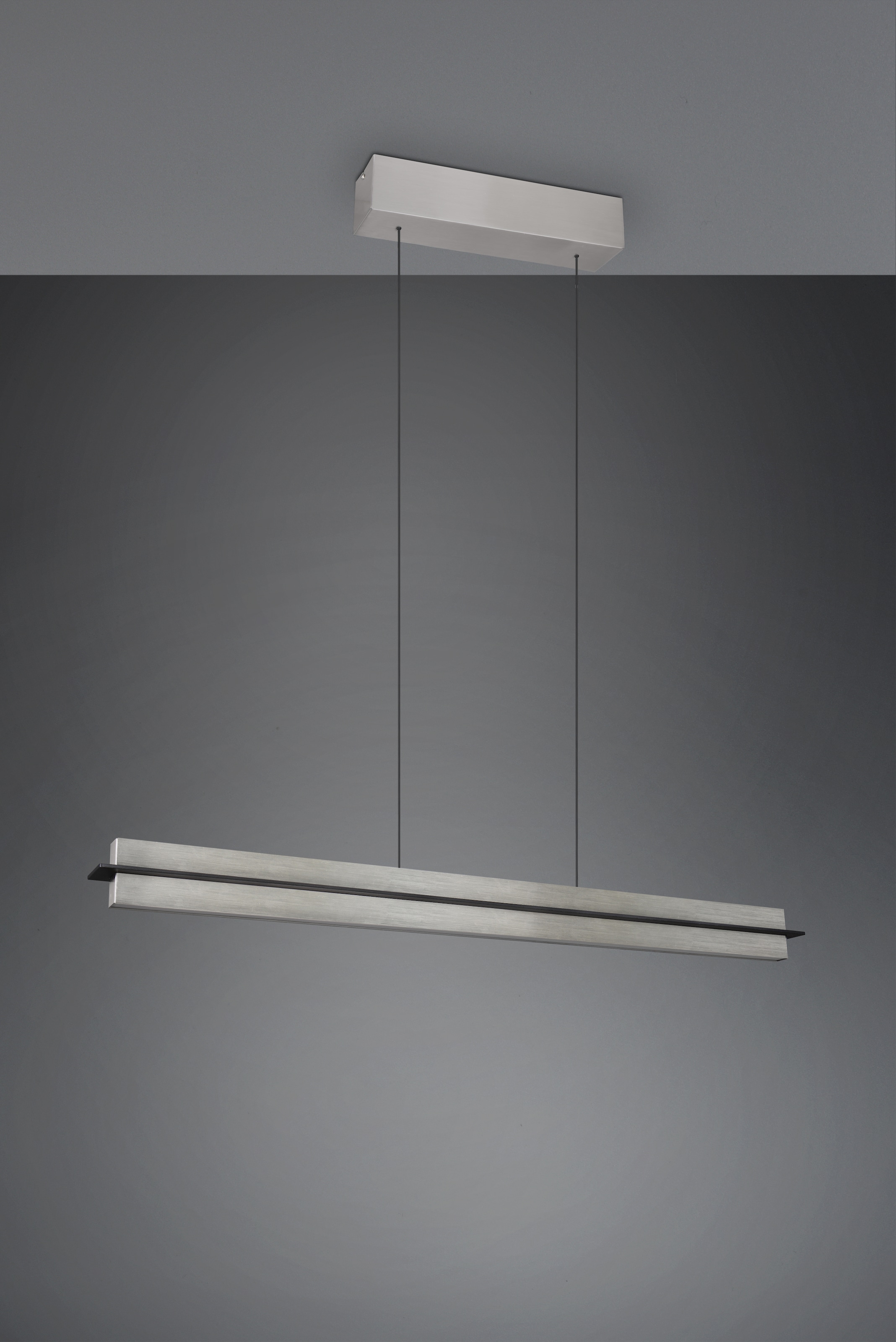 TRIO Leuchten LED Pendelleuchte »EMERSON, LED Hängeleuchte höhenverstellbar, 4-Stufen Touch Dimmer«, 1 flammig, Leuchtmittel LED-Board | LED fest integriert, Lichtfarbe einstellbar 2700-5000K warm- bis kaltweiß, Höhe max 150 cm
