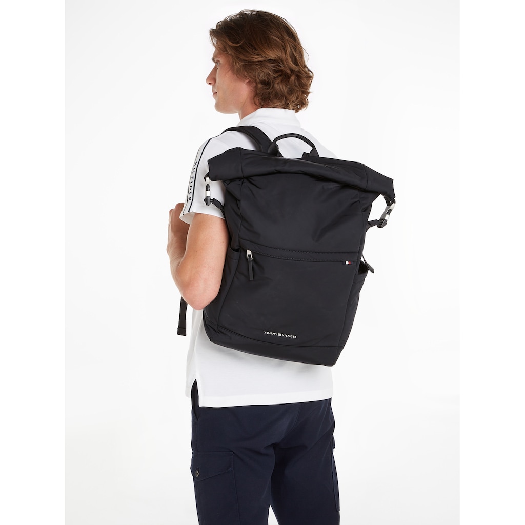 Tommy Hilfiger Cityrucksack »TH SIGNATURE ROLLTOP BACKPACK«