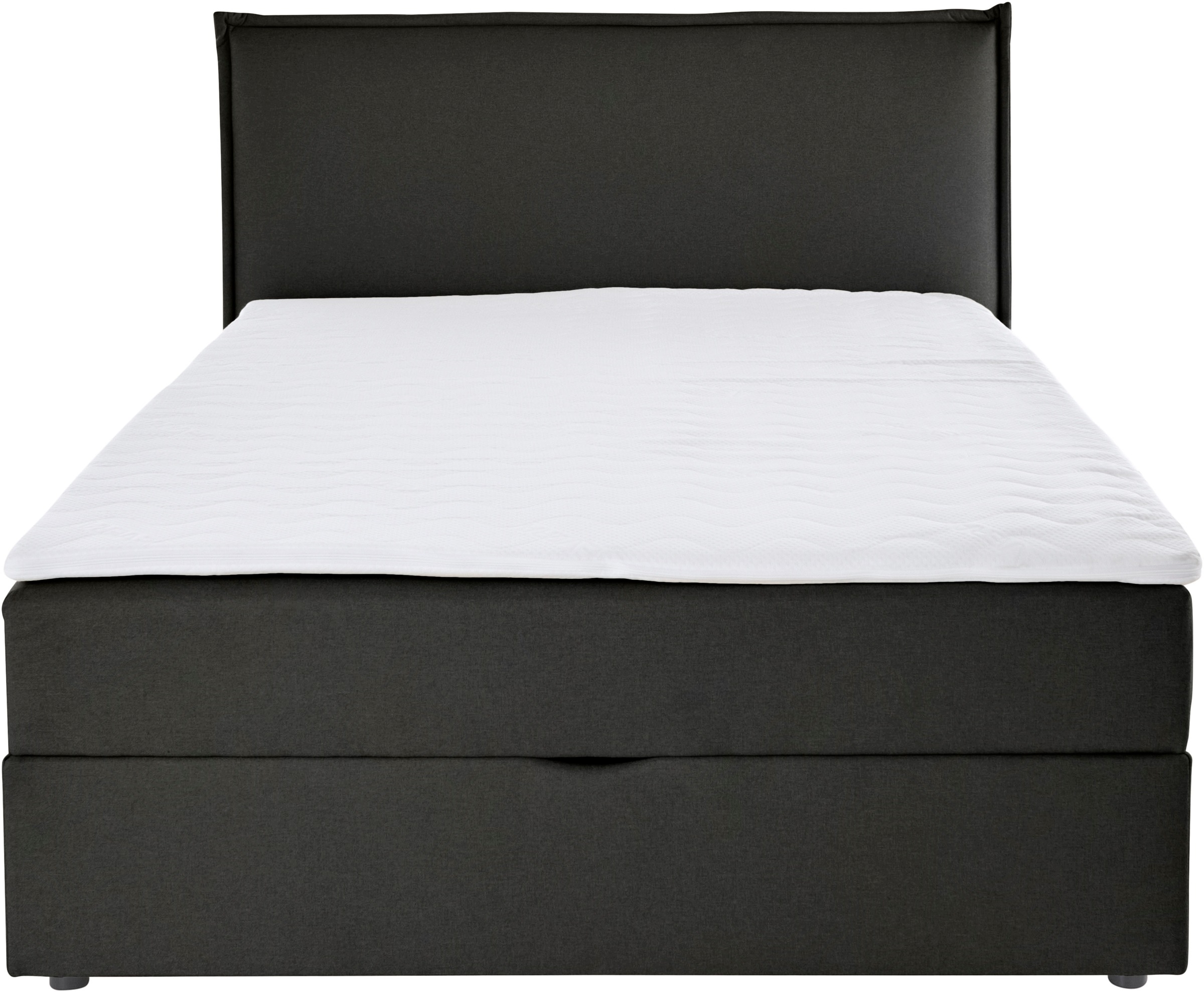 Boxbett S.OLIVER "Alissia inkl. Bettkasten und Topper- frei im Raum stellbar", graphit, B:158cm L:206cm, Komplettbetten, wahlweise mit Bonnell- oder TTFK-Matratze in H2, H3 o. H4 erhältlich 9
