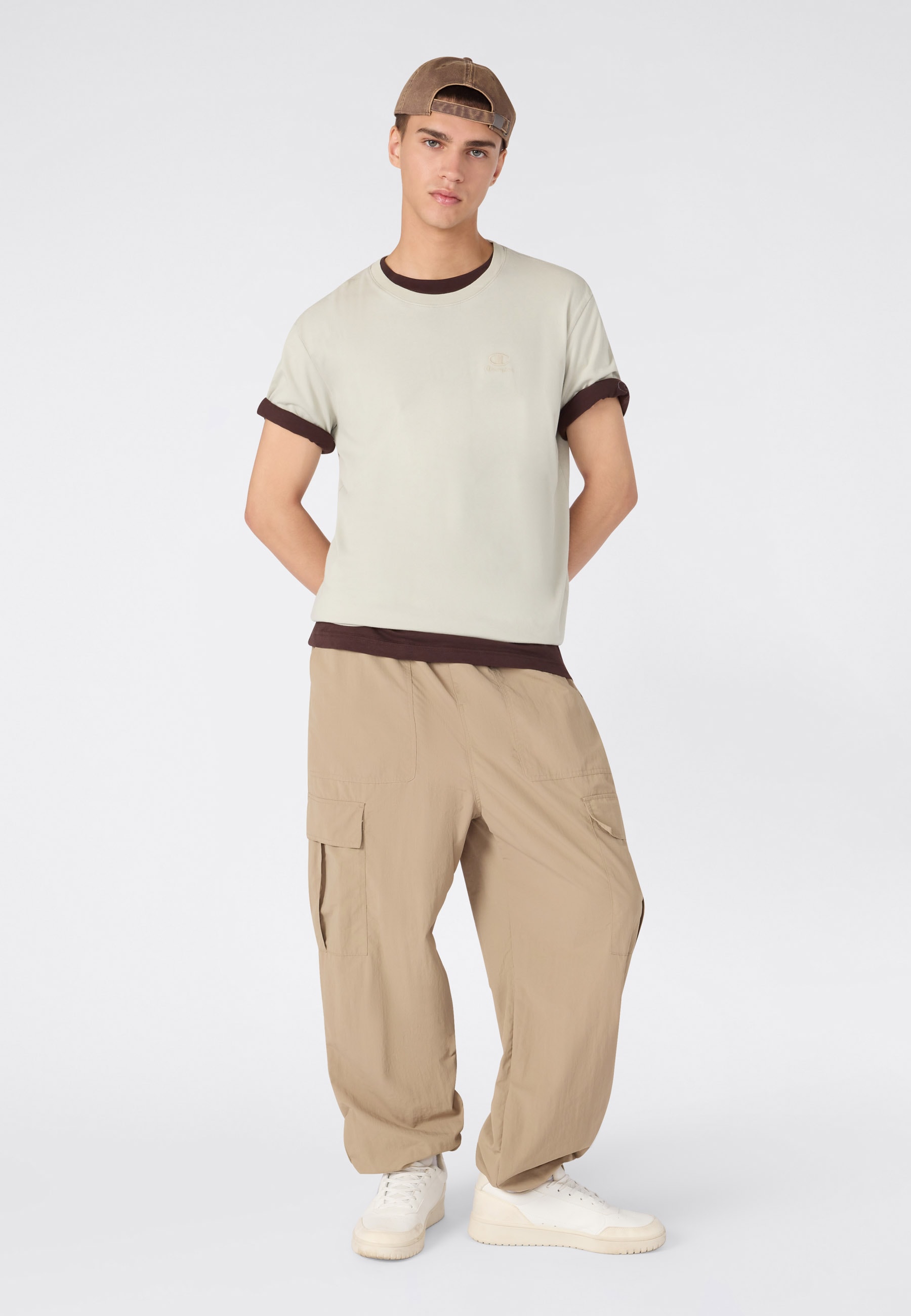 Champion T-Shirt »ICONS Wash Crewneck T-Shirt«, (1 tlg.)
