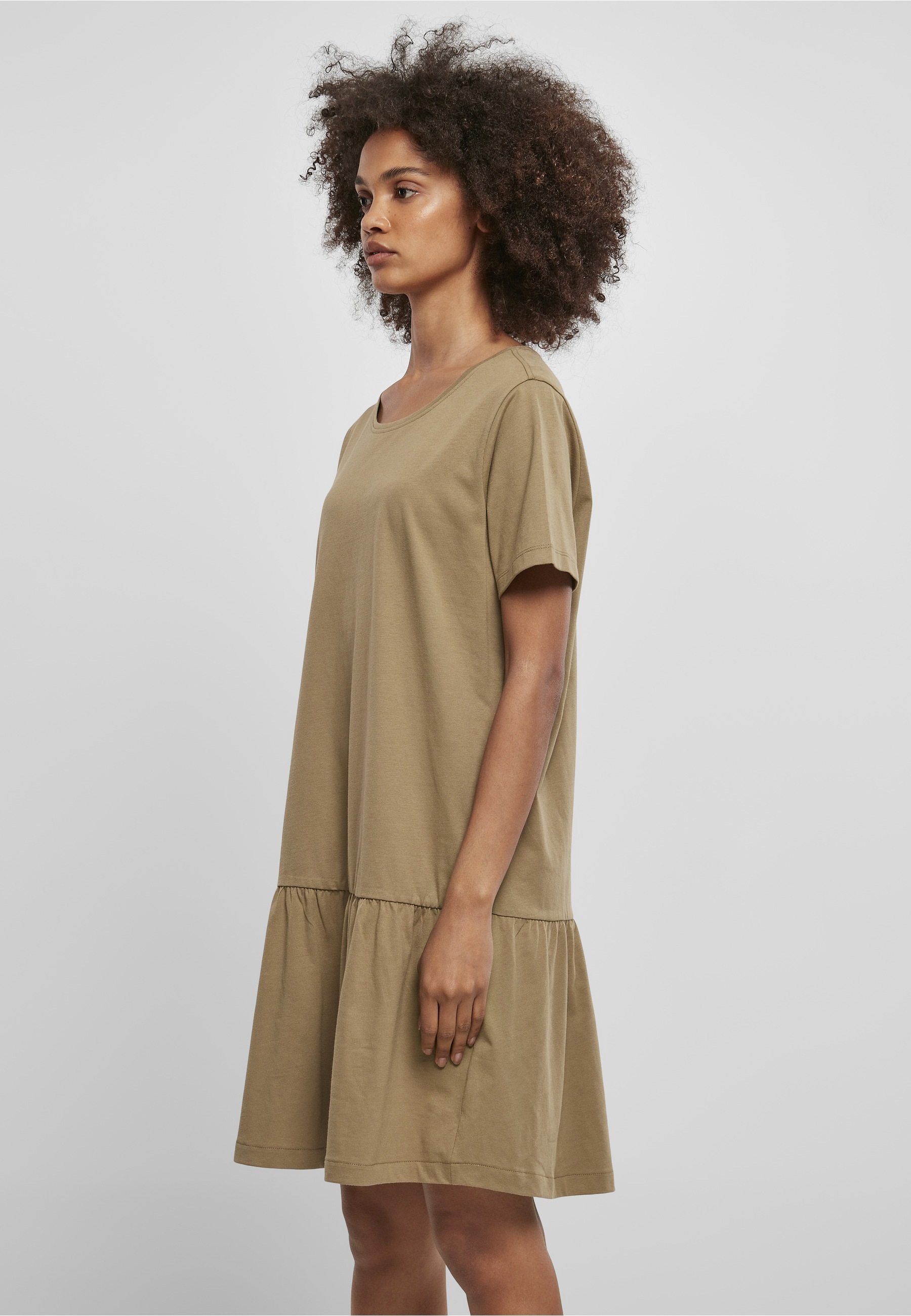 Urban Classics Valance Tee Dress Khaki 4XL 6