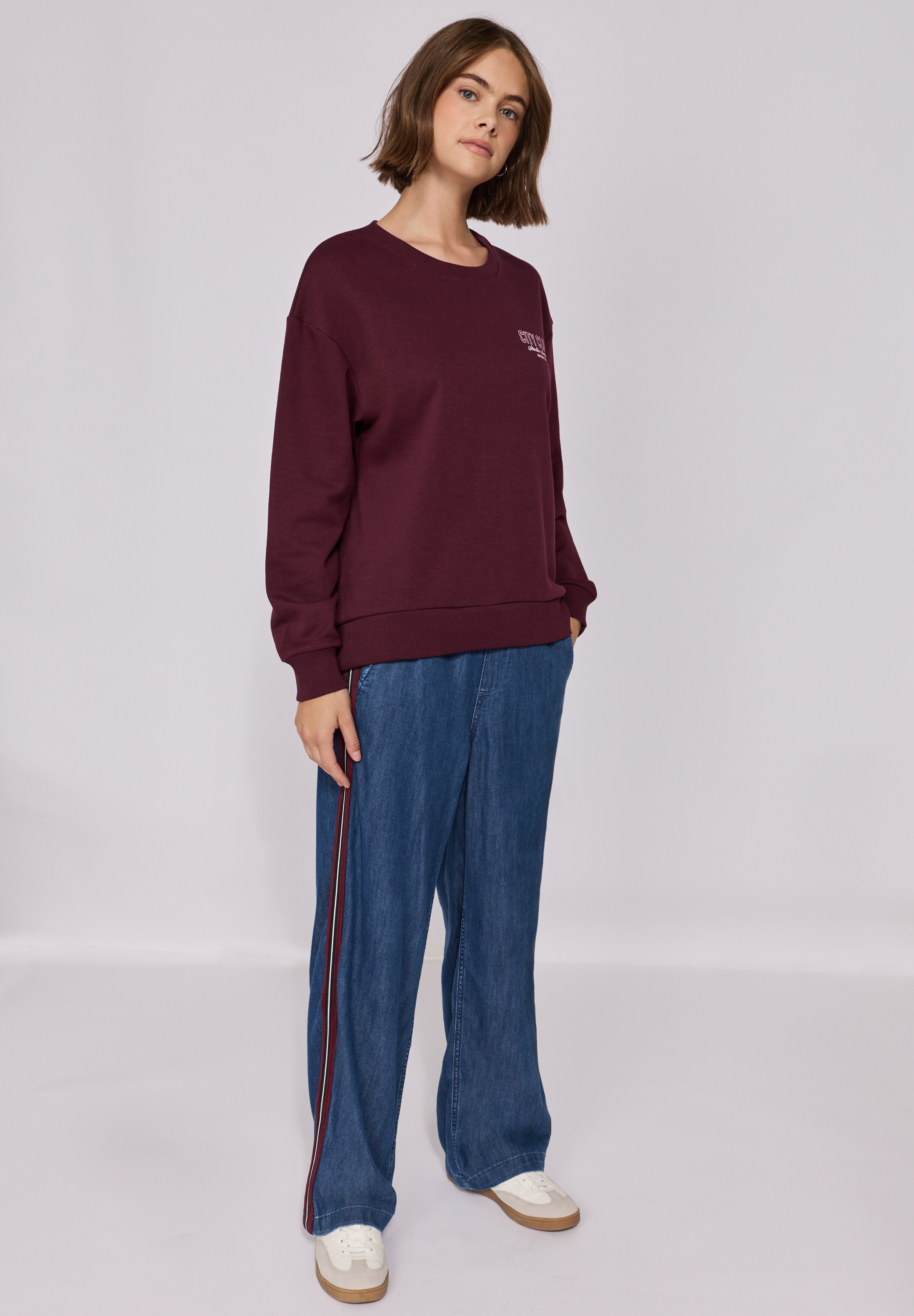 STREET ONE STUDIO Sweatshirt, im soften Baumwoll-Mix