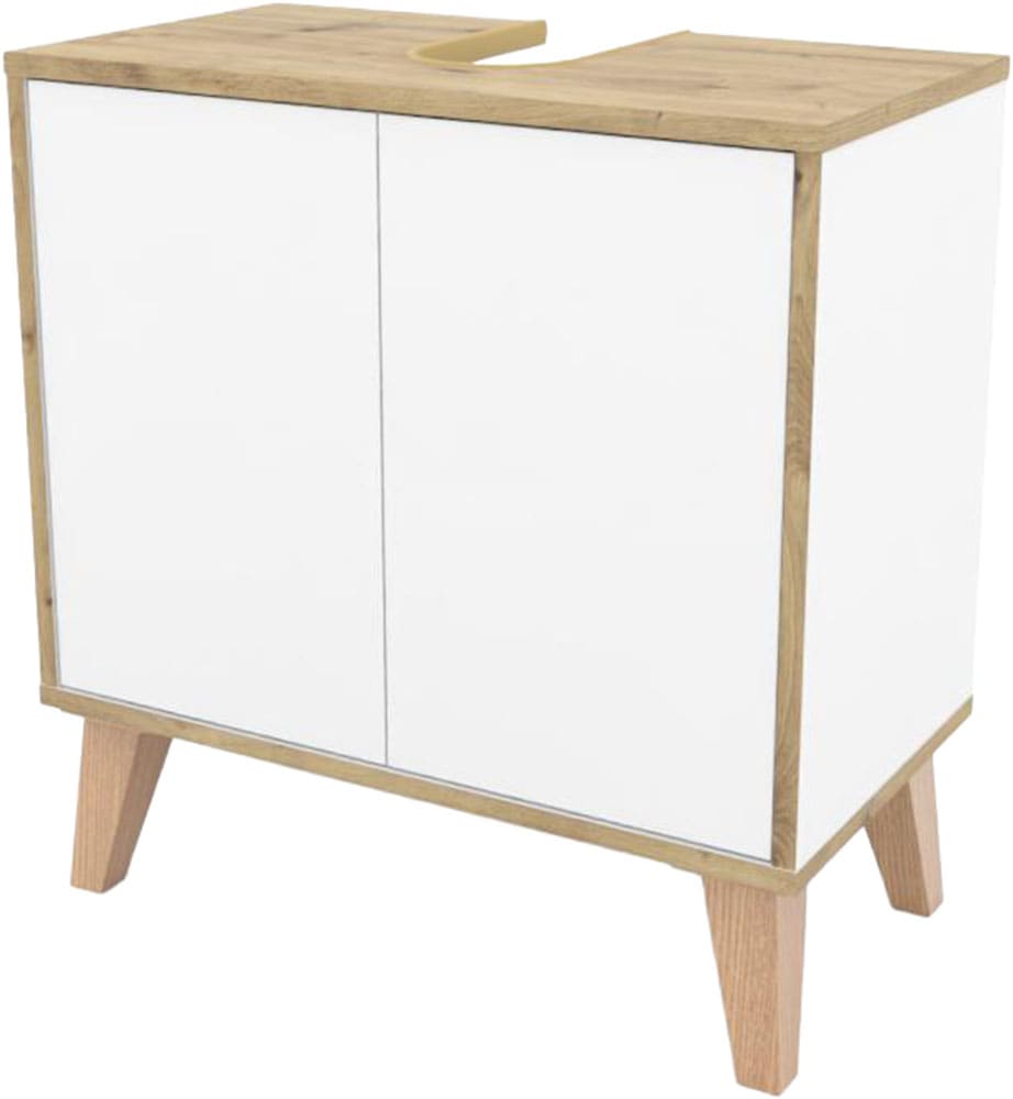 Roba Braun Waschbeckenunterschrank »Morena« Mit 2 Türen - 60X32,5X63cm - Image 2