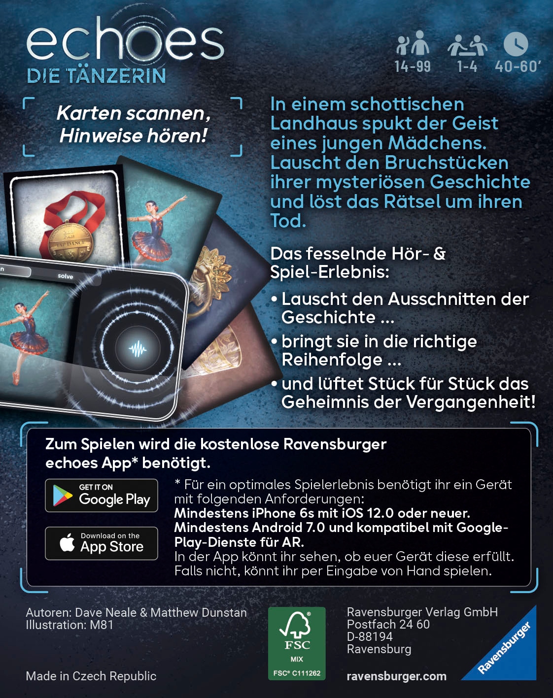 Ravensburger Spiel »echoes - Die Tänzerin«, Made in Europe