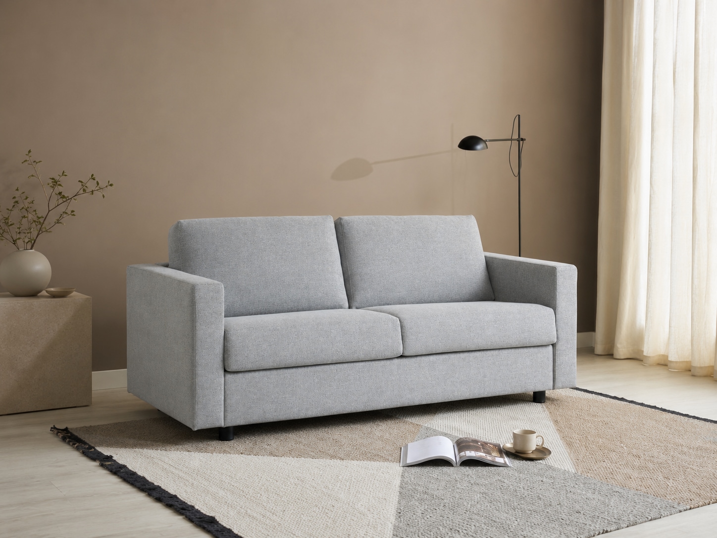 OTTO home Schlafsofa "Jorren, Schlaf-Couch, Liegefl. 140 oder 160x200 cm" Bettfunktion, mit Bonel- oder Taschenfederkern, FSC-zertifiziert