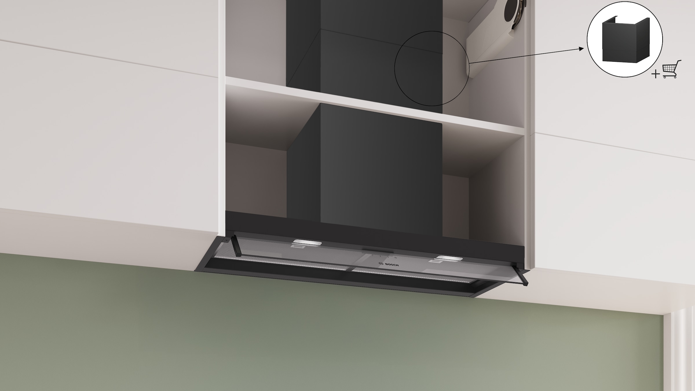 BOSCH Lüfterbaustein »DBB85CC60« Serie Serie 4